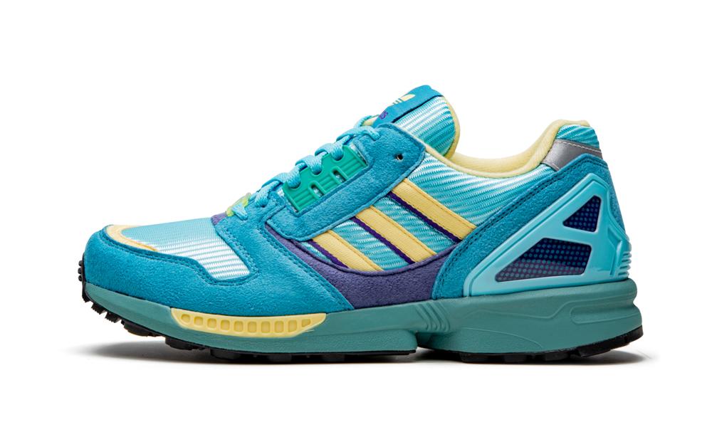 adidas Zx 8000 Two-tone Suede Sneakers in Blue for Men - Save 85% - Lyst