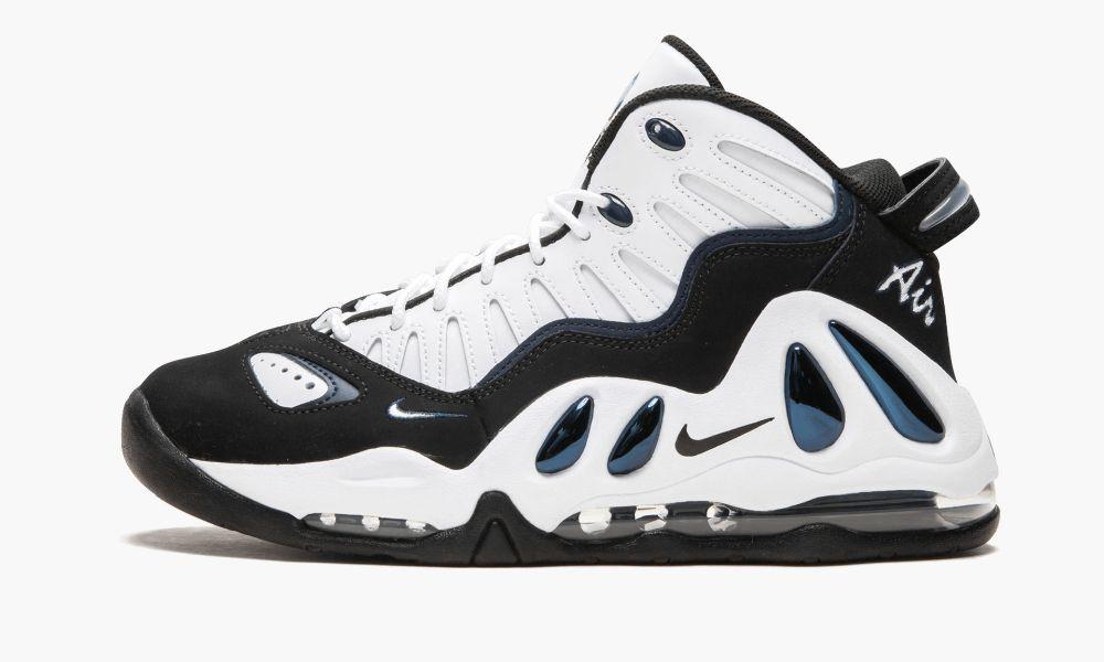 Nike Rubber Air Max Uptempo 97 "college Navy" Shoes in White for Men | Lyst