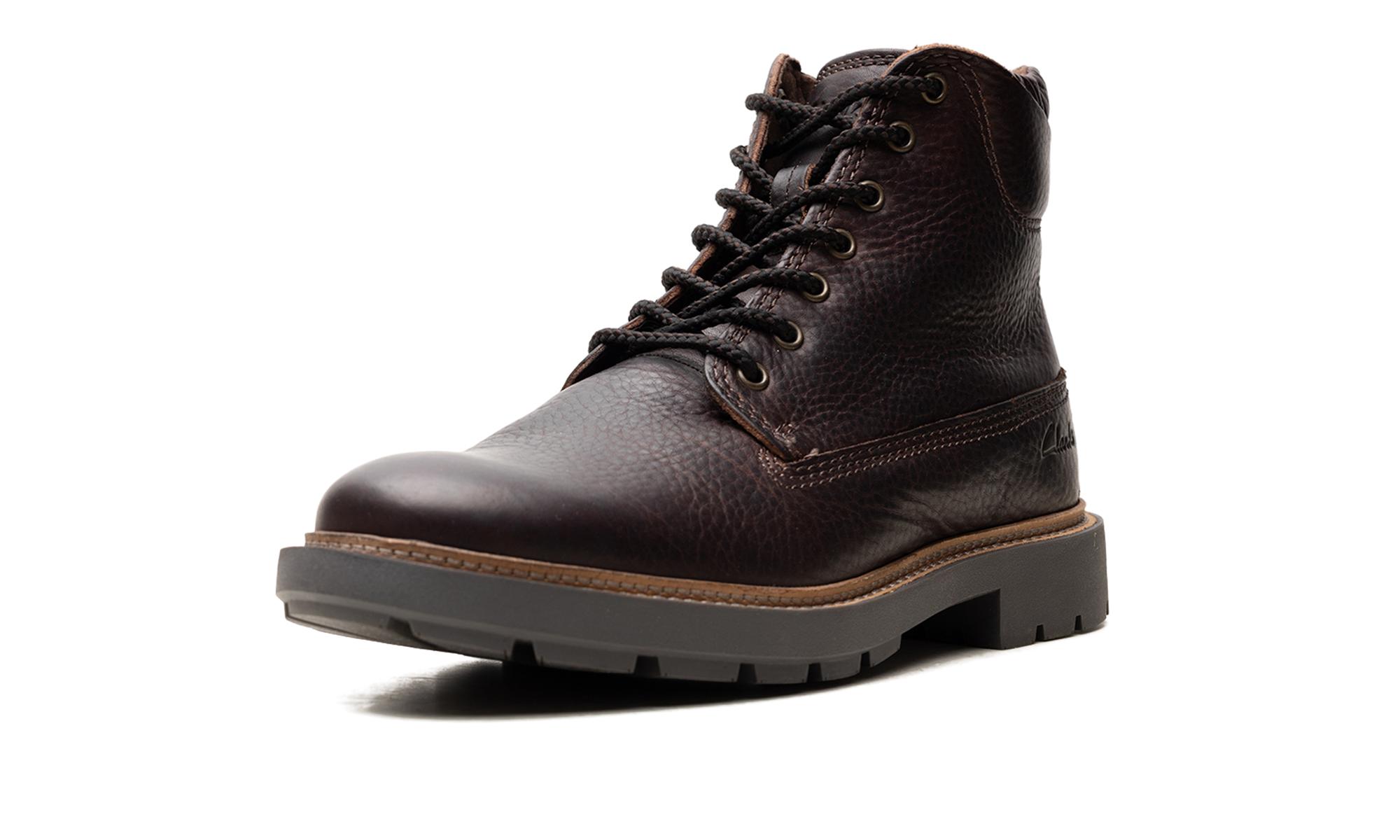 Clarks Craftdale 2 Hi Boot Leather Black Mens Size 8 M US [26169000] Купить Мужские ботинки Clarks, цвет черный, Модель  main image 2