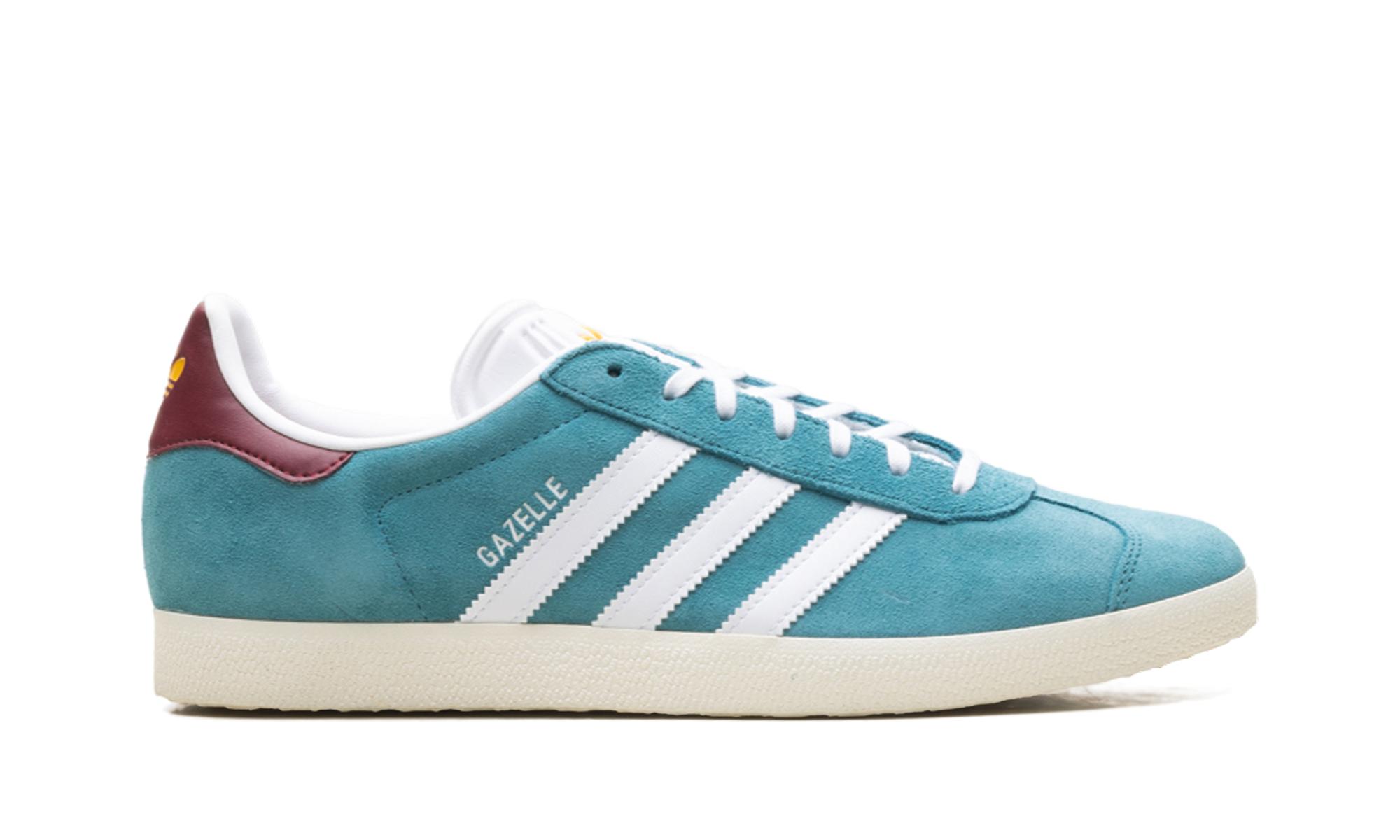 adidas gazelle silver green womens adidas Gazelle Blue Cloud White Gold Metallic  Side Kicks