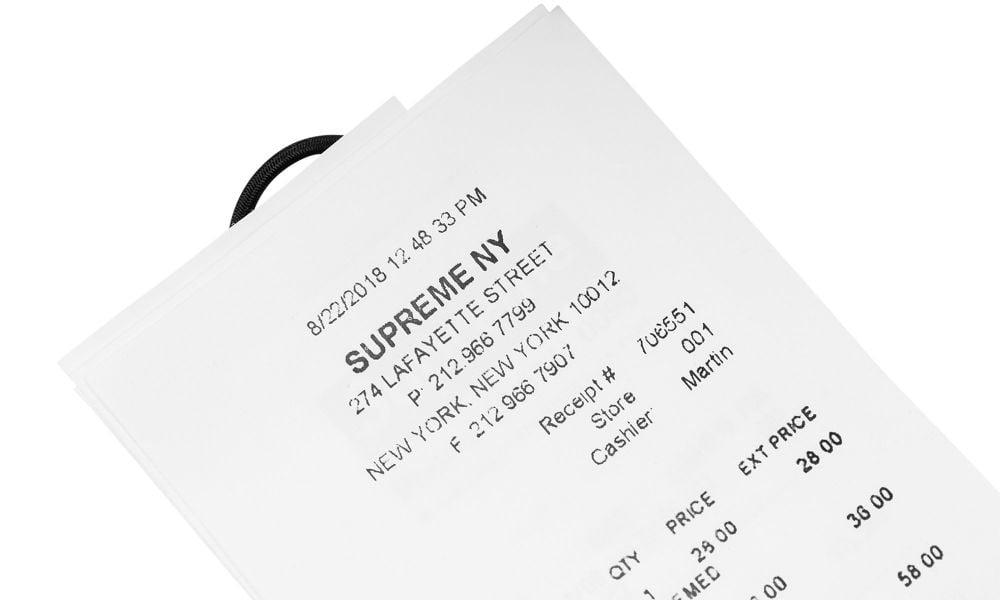 Supreme Mm6 Maison Margiela Receipt Wallet Supreme Mm6 Maison Margiela Receipt Wallet