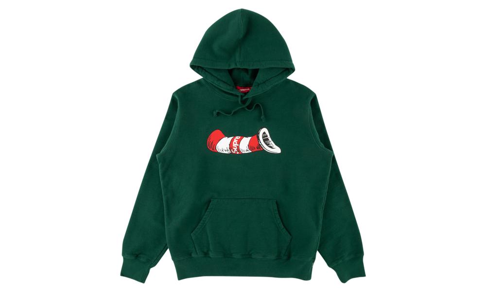 cat in the hat hooded sweatshirt