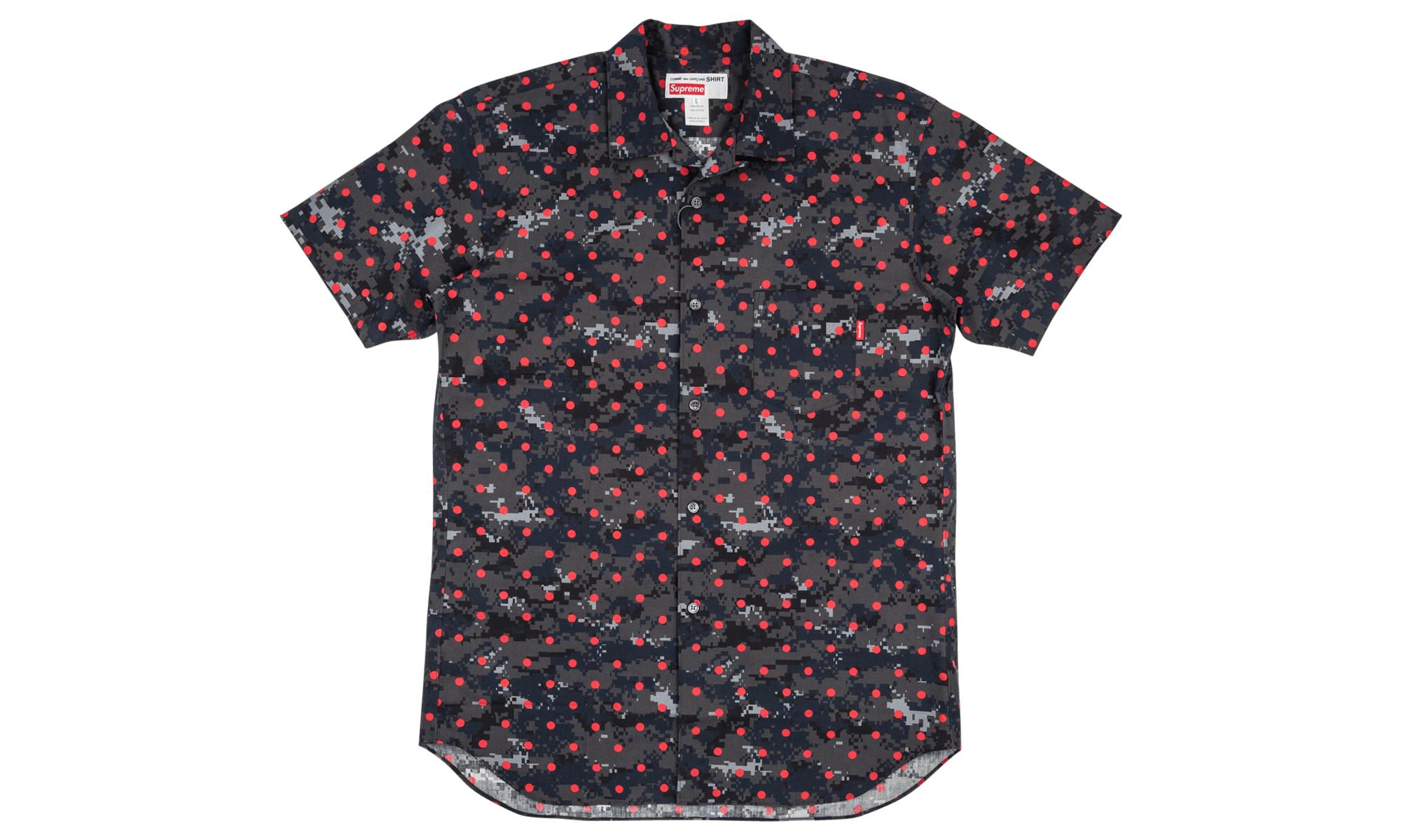 cdg collared shirt