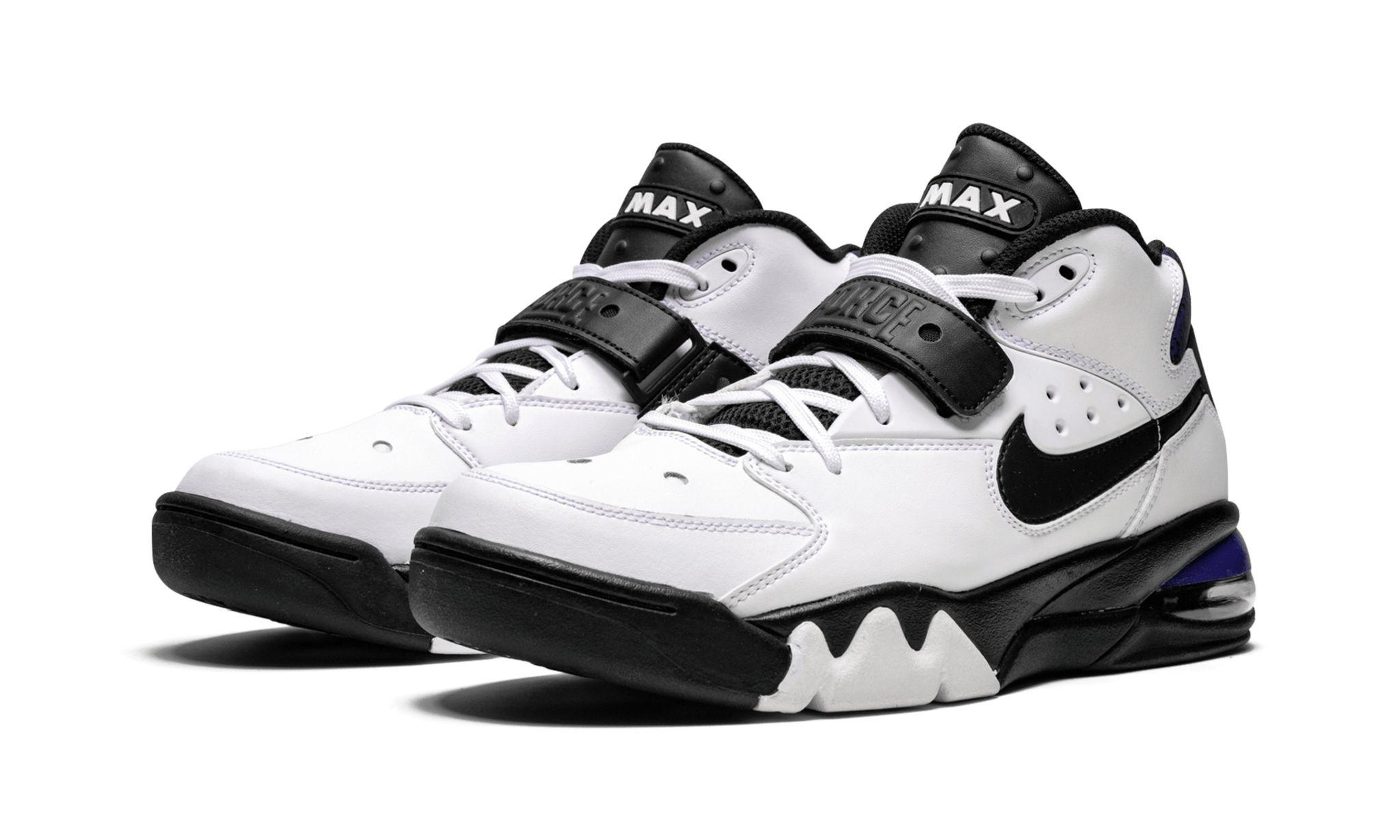 nike air force max low black white