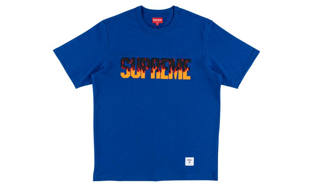 supreme flame shirt