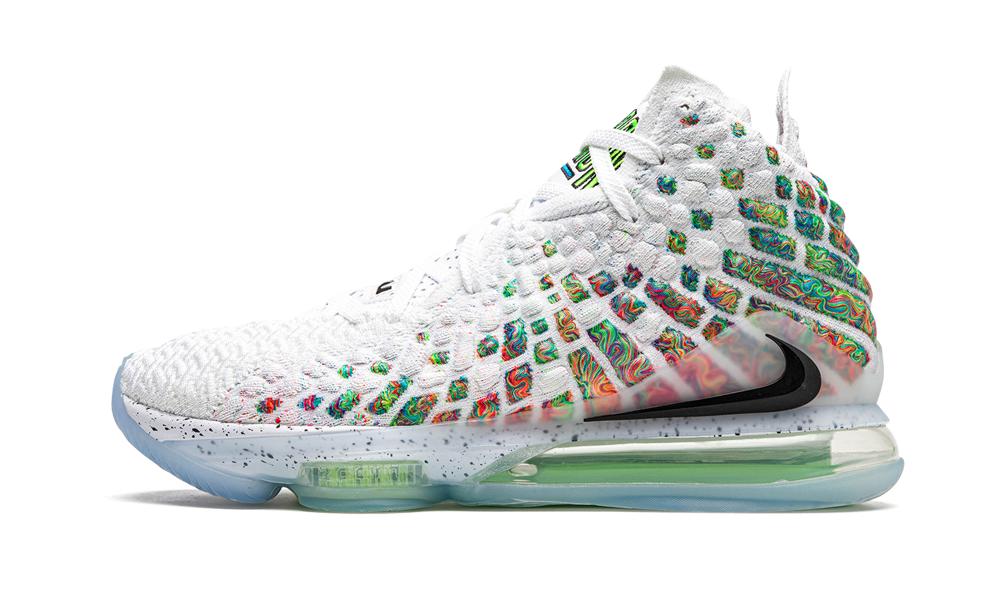 all white lebrons 17