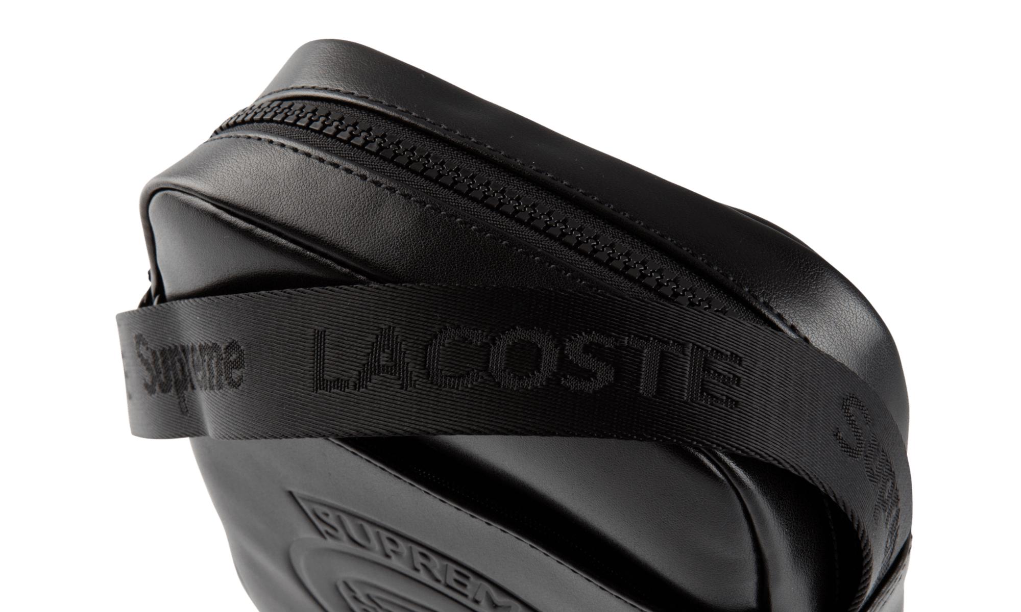 Supreme Lacoste Shoulder Bag in Black - Lyst