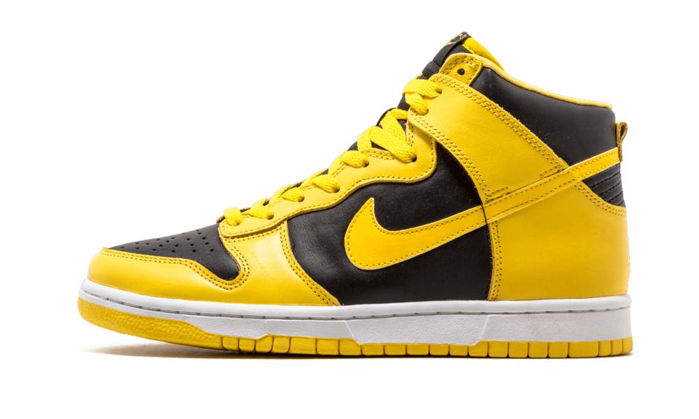Nike Dunk High Le Golden Rod Shoes Size 9 In Black For Men Lyst