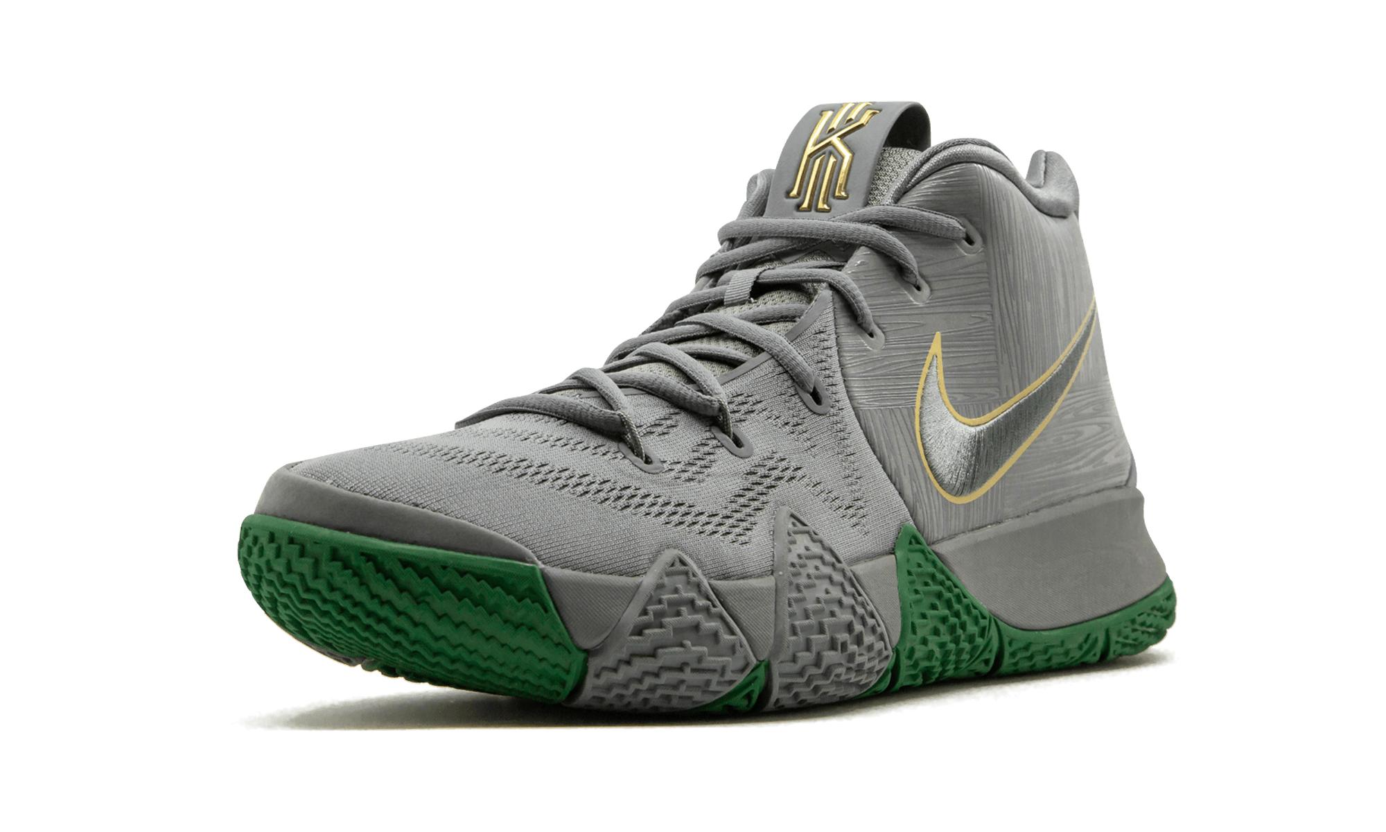 grey and green kyrie 4