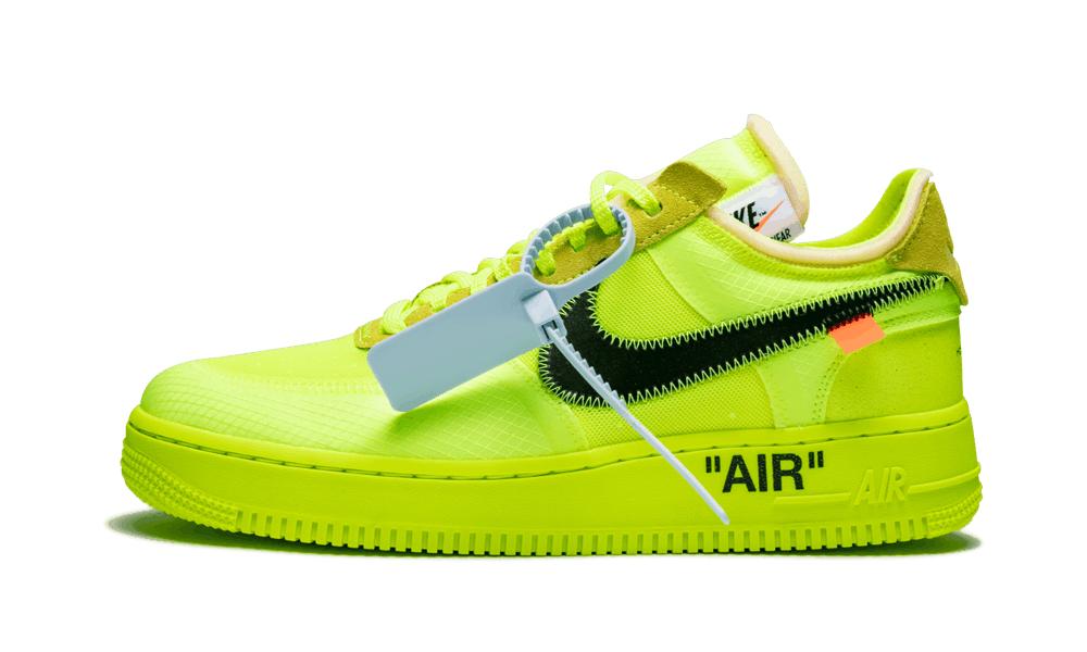 NIKE X OFF-WHITE The 10: Air Force 1 Low 'off-white Volt' Shoes in Green  (Yellow) for Men - Save 50% - Lyst