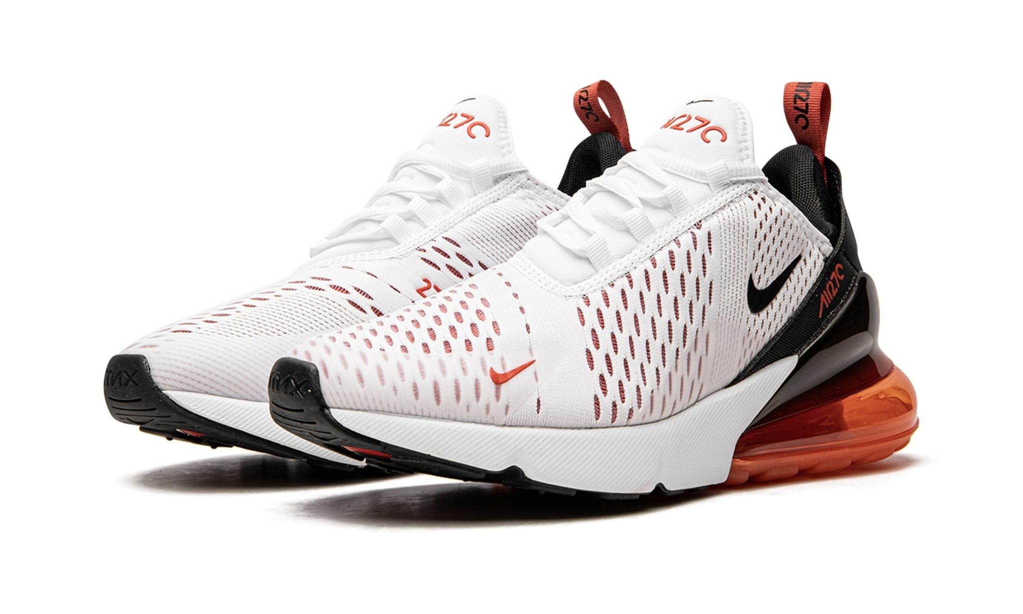 Nike Air Max 270 "white / Mantra Orange" Shoes in Black | Lyst UK