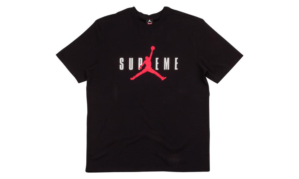 supreme jordan tee black