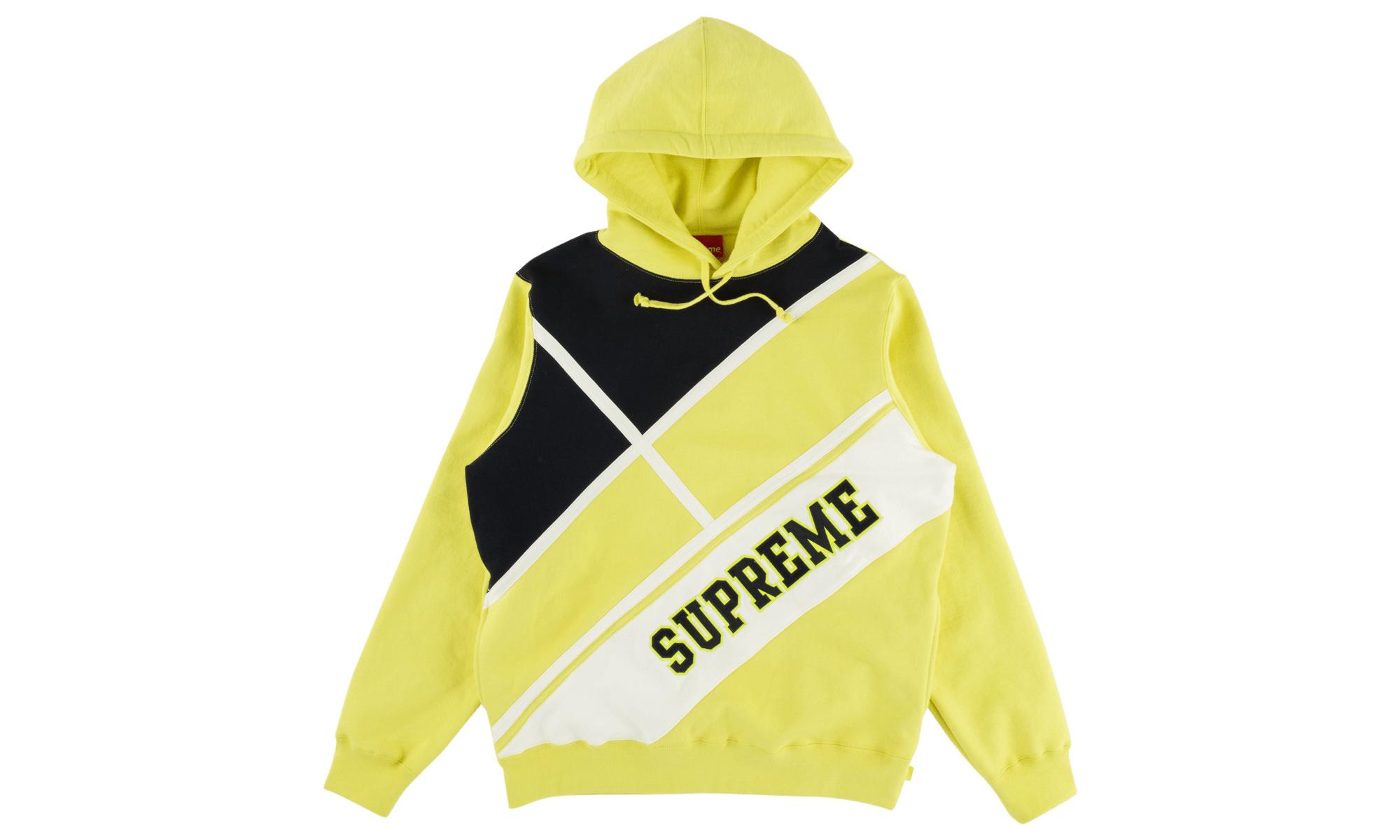 yellow supreme sweatshirt