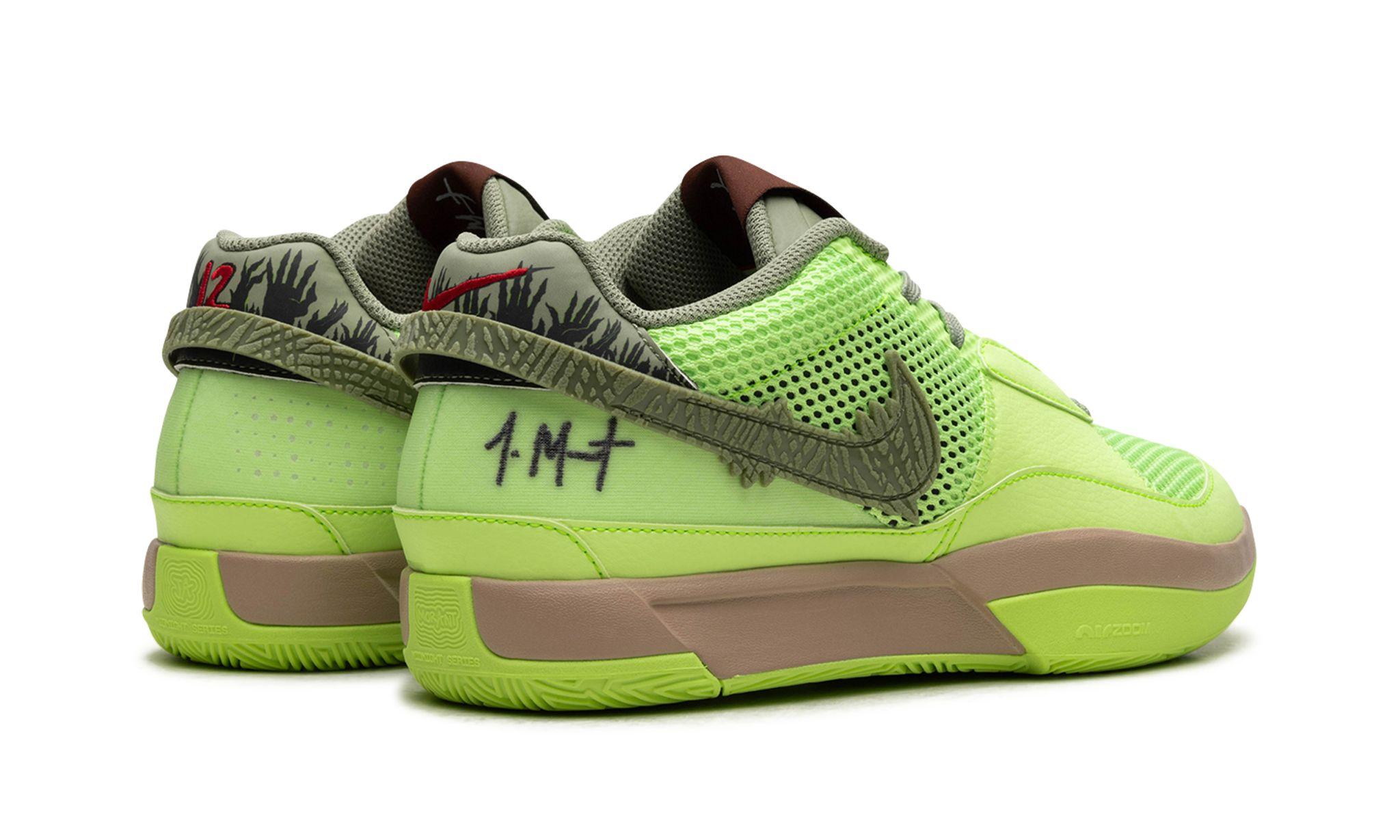 Lime green top shoes nike