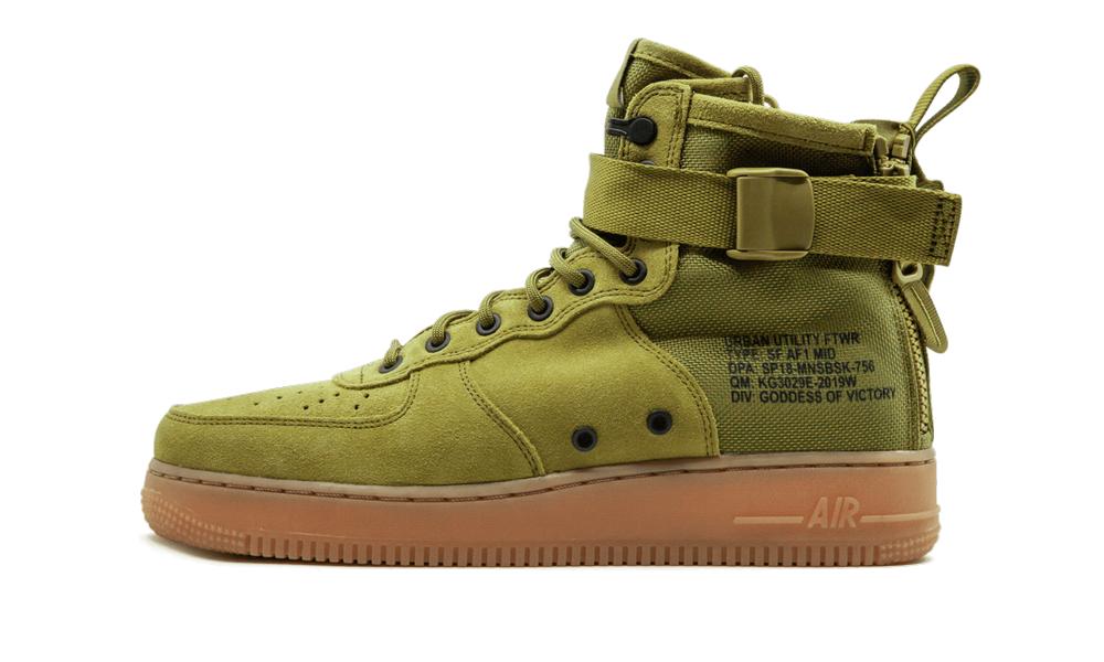 Sf Air Force 1 Sneakers in Olive (Green 