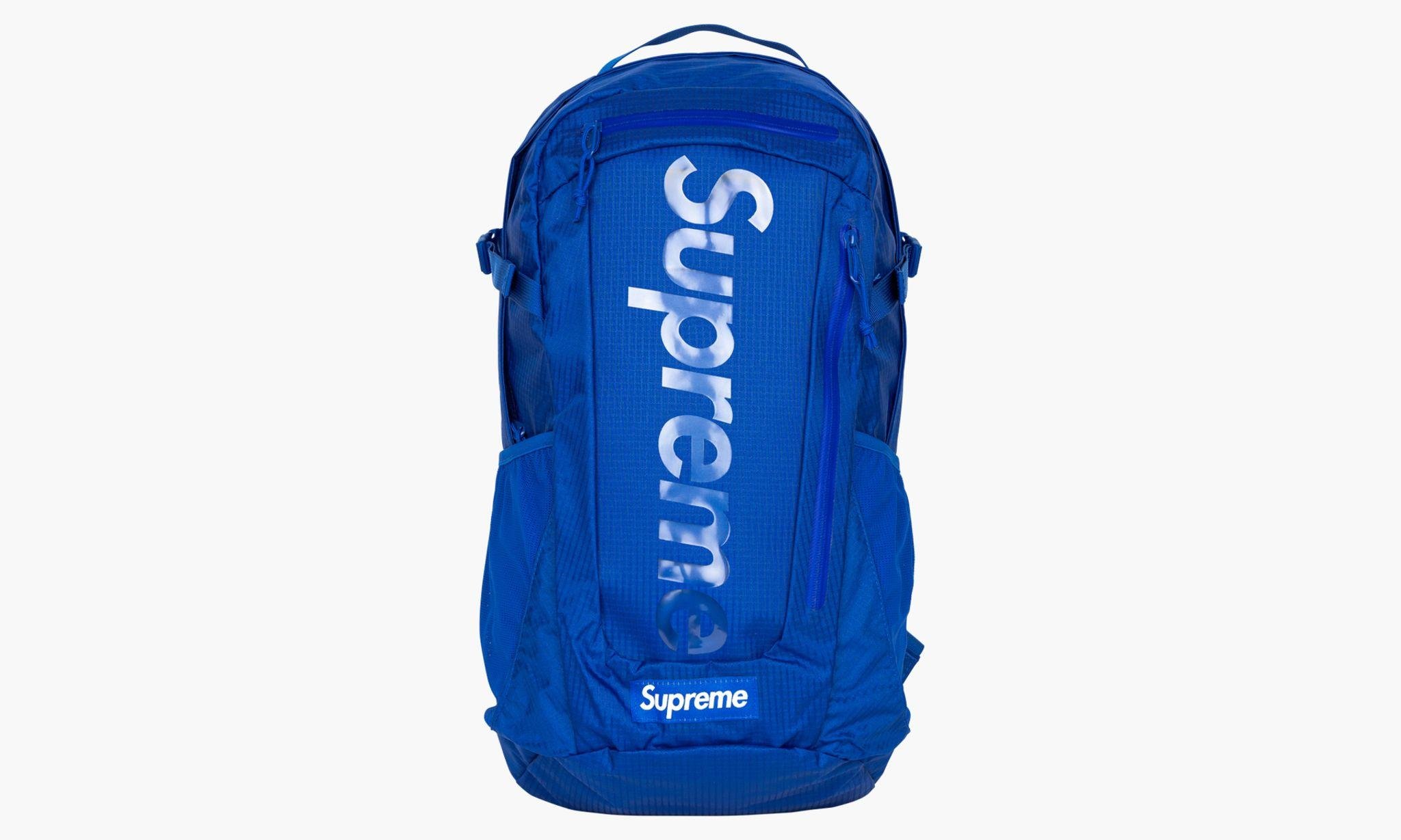 Fontaine Supreme back blue 保護ケース付きレアデック Supreme Backpack 'Blue Grey' SUP-SS22-056