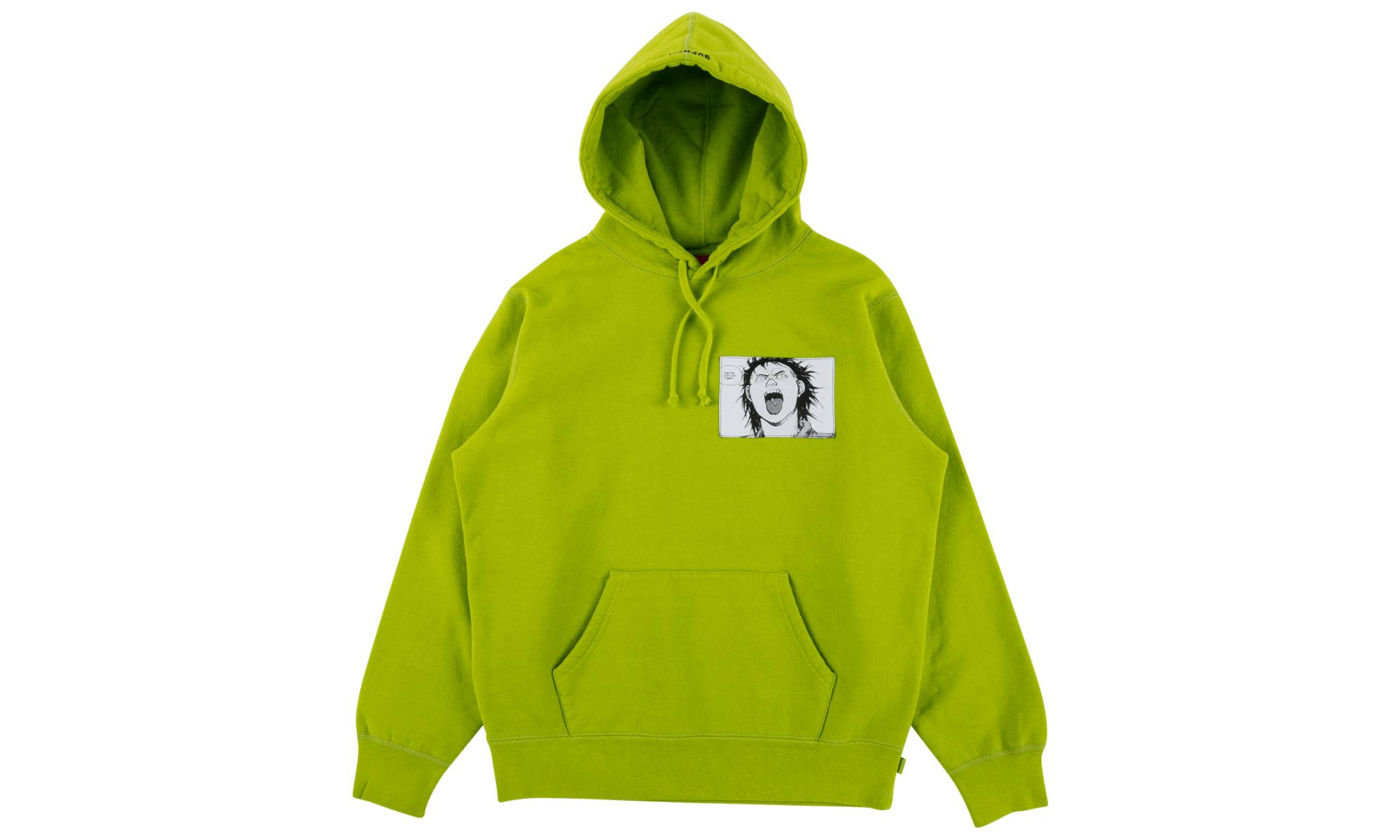 supreme akira patches hoodie