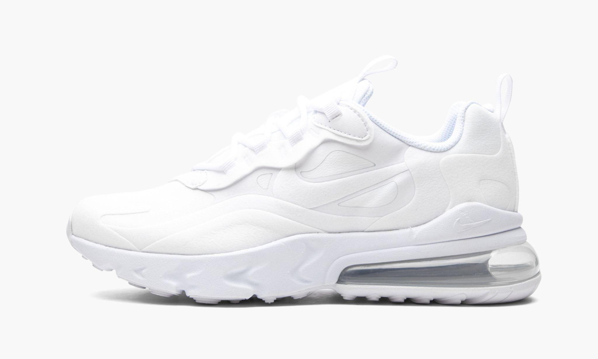 Nike Air Max 270 React "triple White" Shoes for Men | Lyst