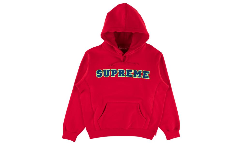 supreme cord collegiate hoodie