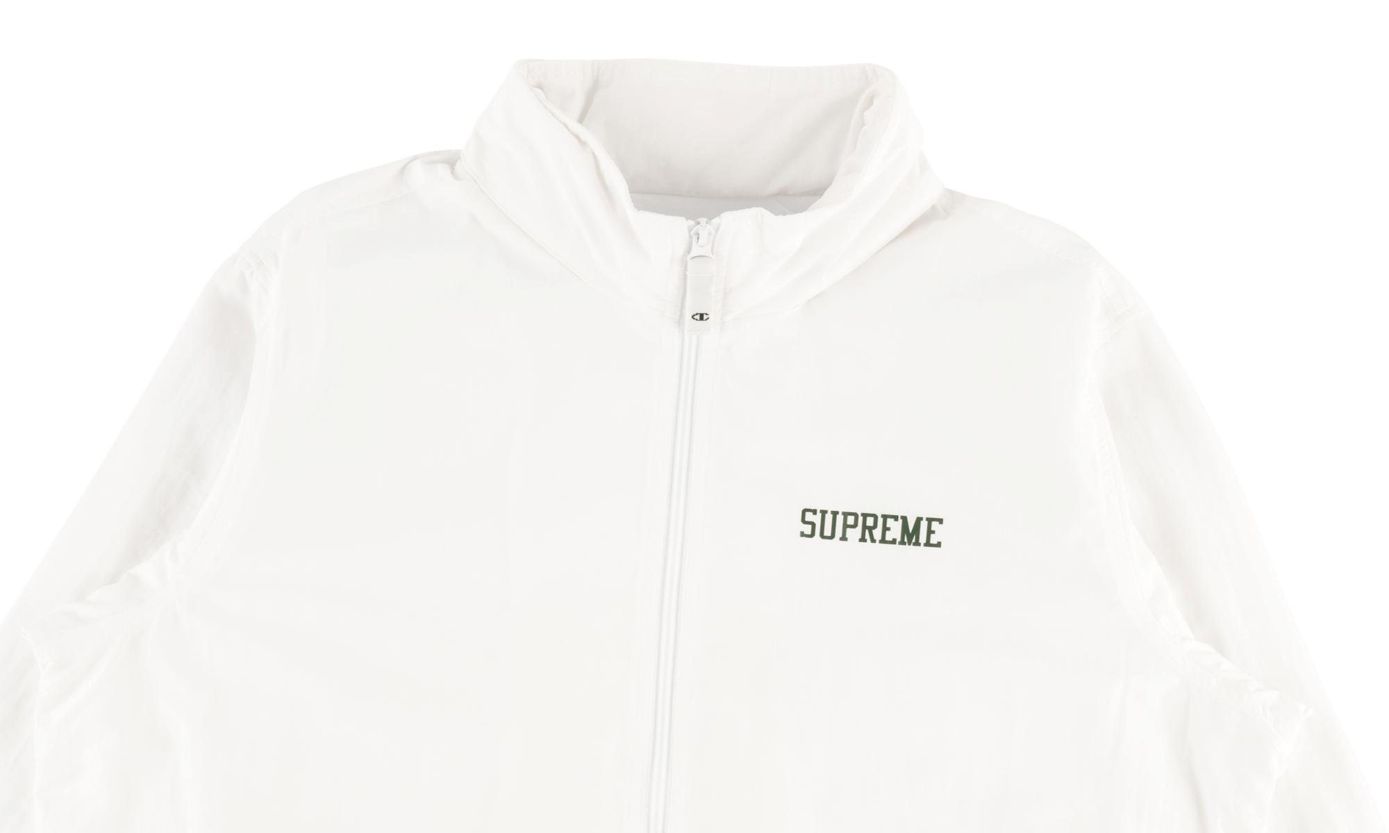 supreme champion track jacket white