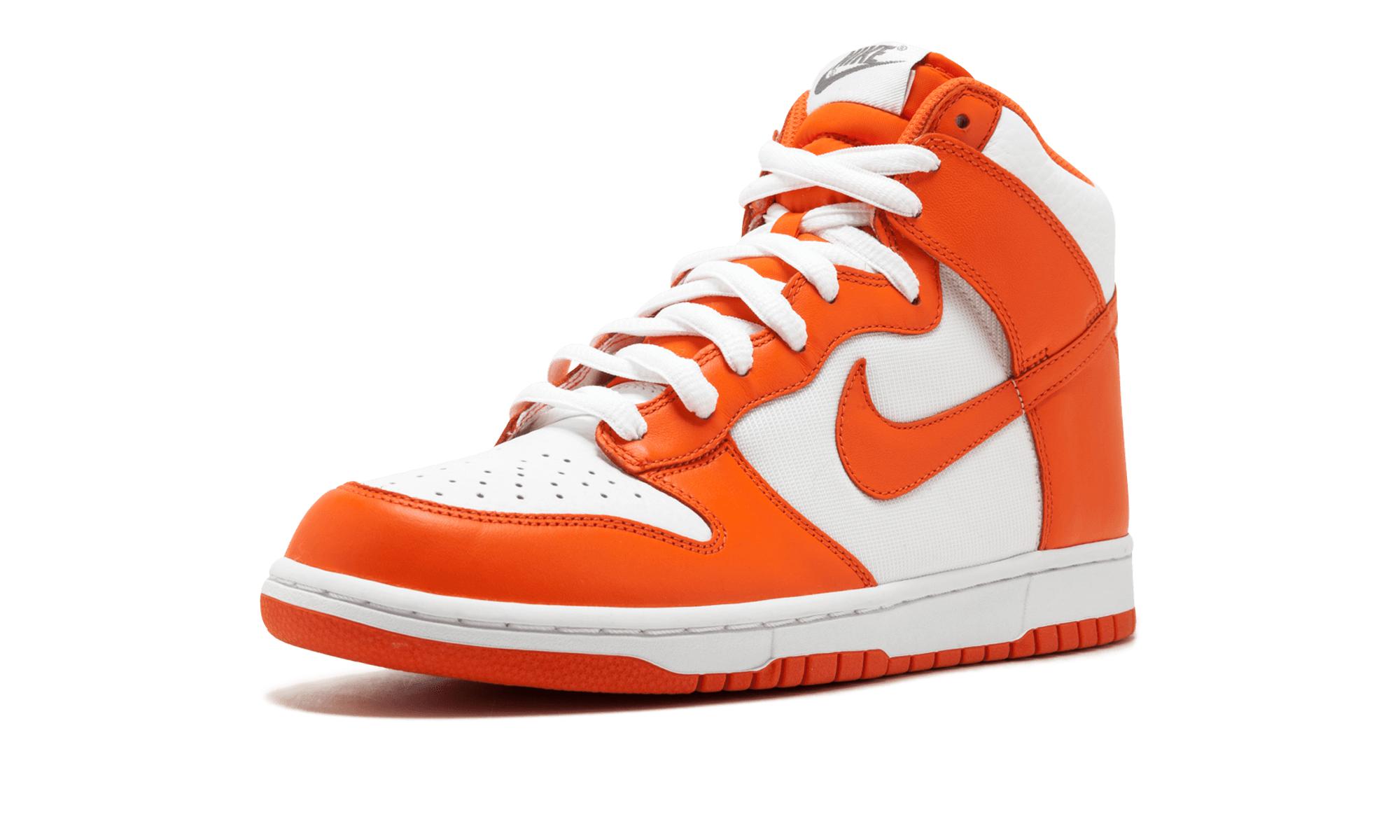 Nike Dunk High in Orange,White (Orange) for Men - Lyst