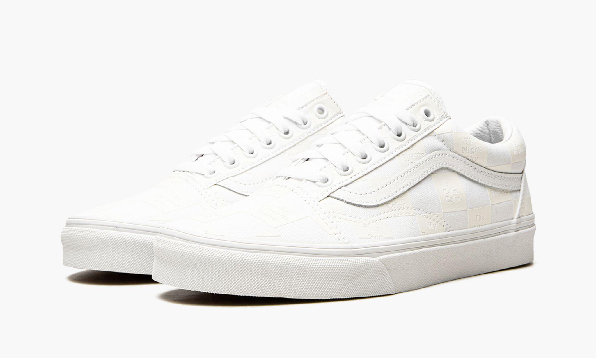 Vans Rubber Old Skool "diy Checkerboard" Shoes in White for Men | Lyst