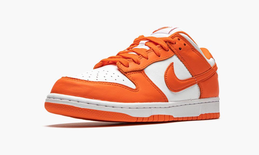 Nike Leather Dunk Low Retro "syracuse" Shoes in Orange for Men | Lyst