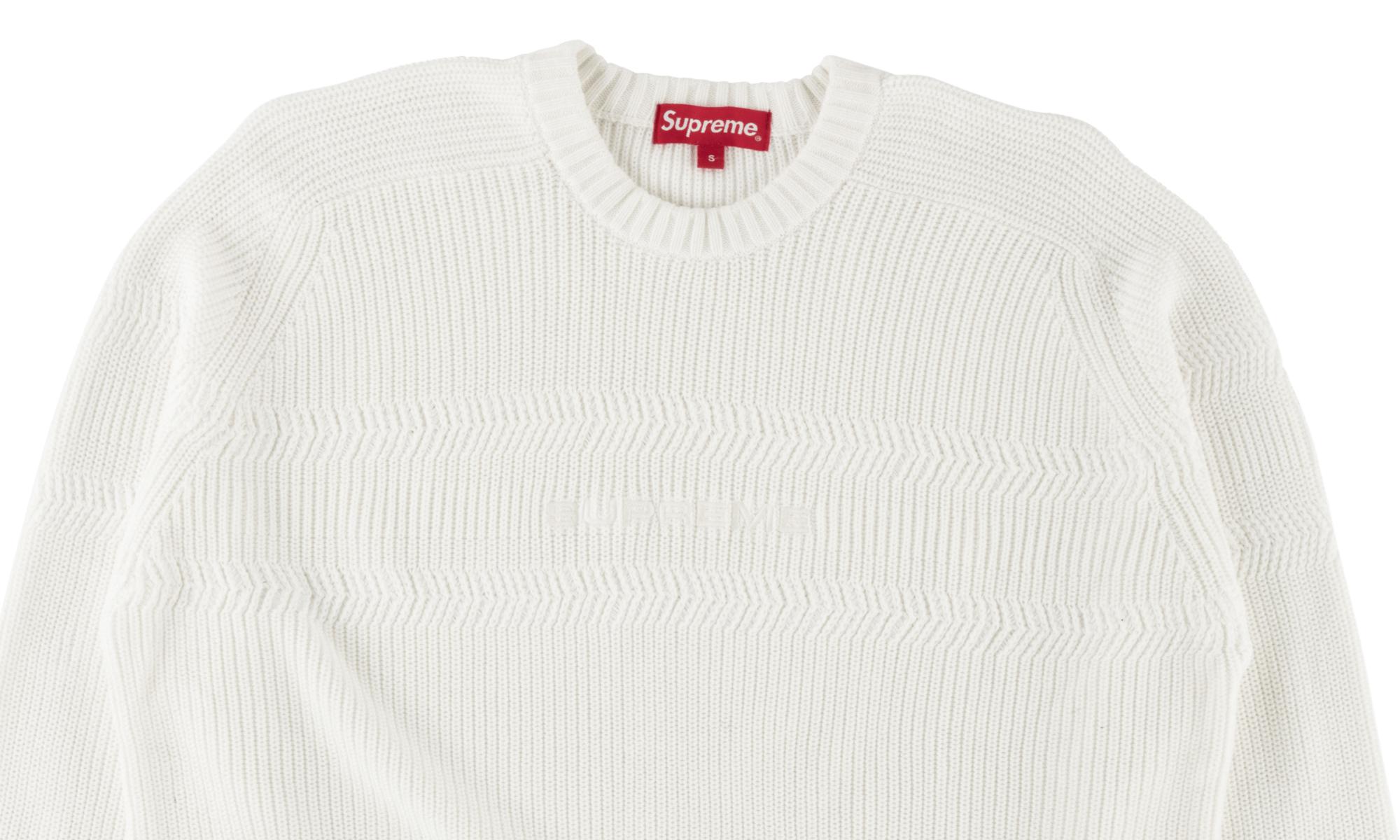 supreme knitted sweater