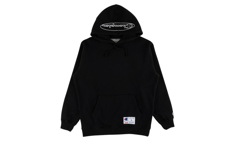 Supreme Champion Outline Hoodie Sweatshirt 'ss 19' in Black for Men - Lyst