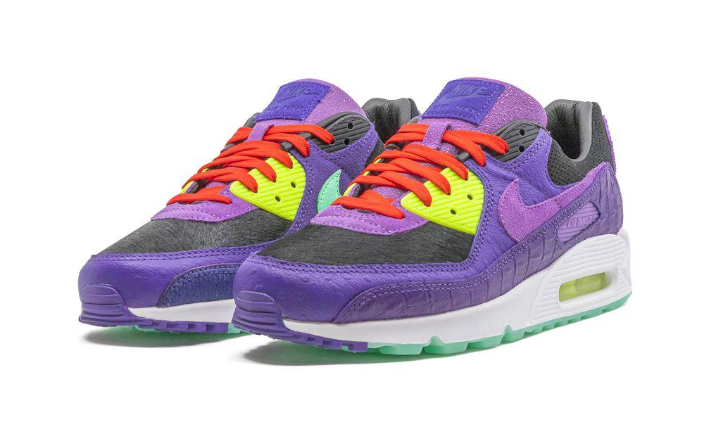 Nike Shoes Air Max 90 Violet Blend Nike Exotic Animal Print Air