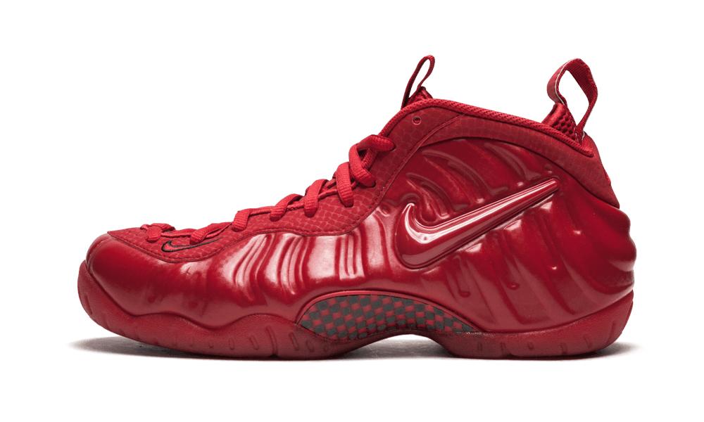 all red nike foamposite