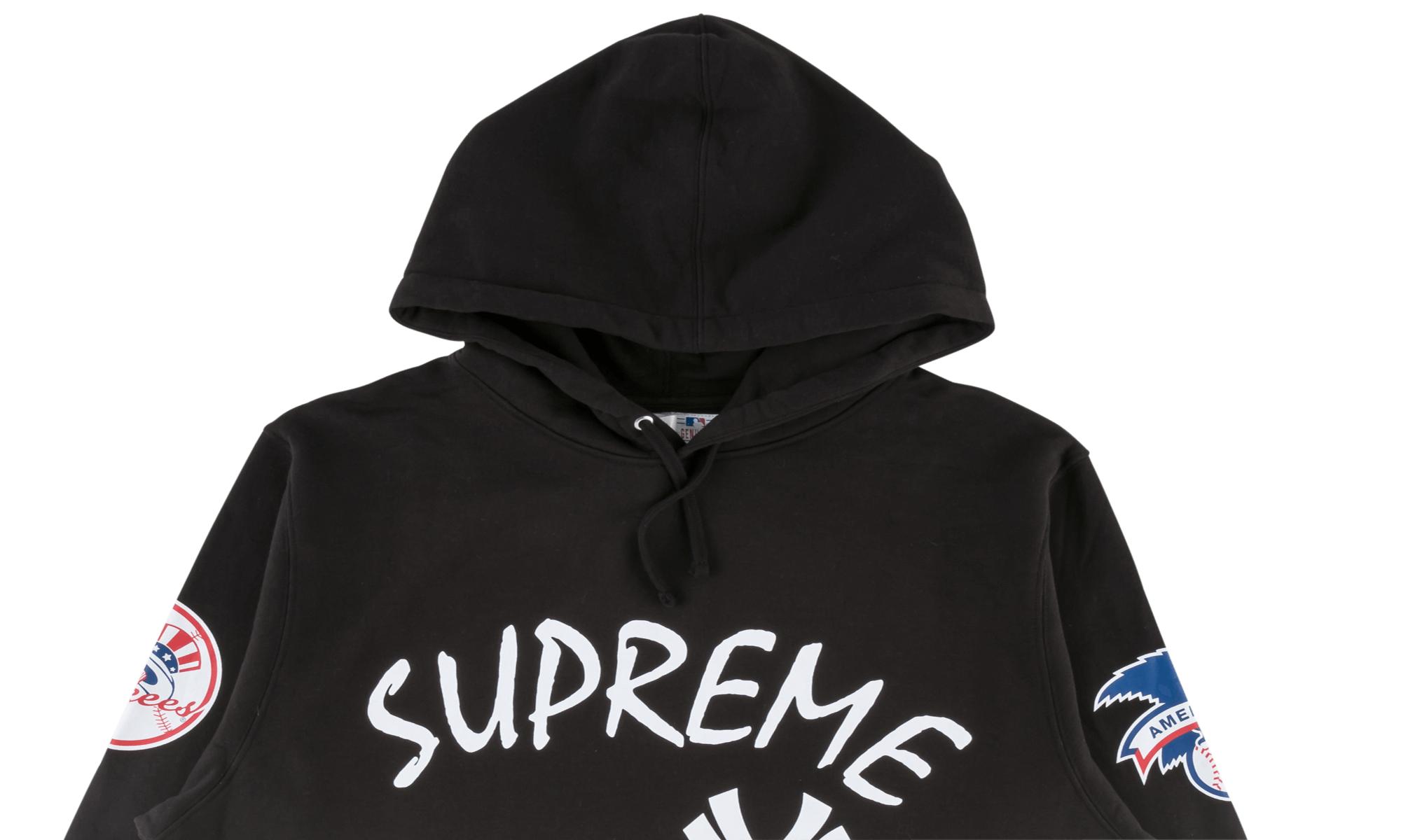 supreme x yankees hoodie