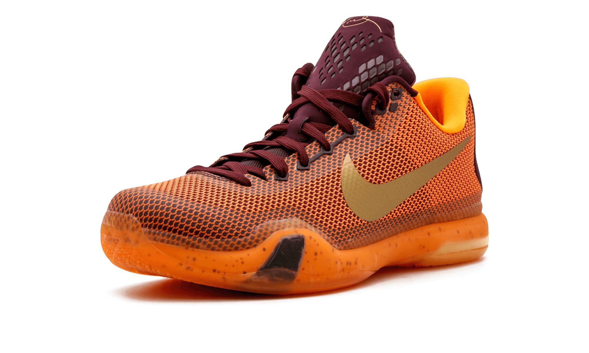 nike kobe 10 mens orange