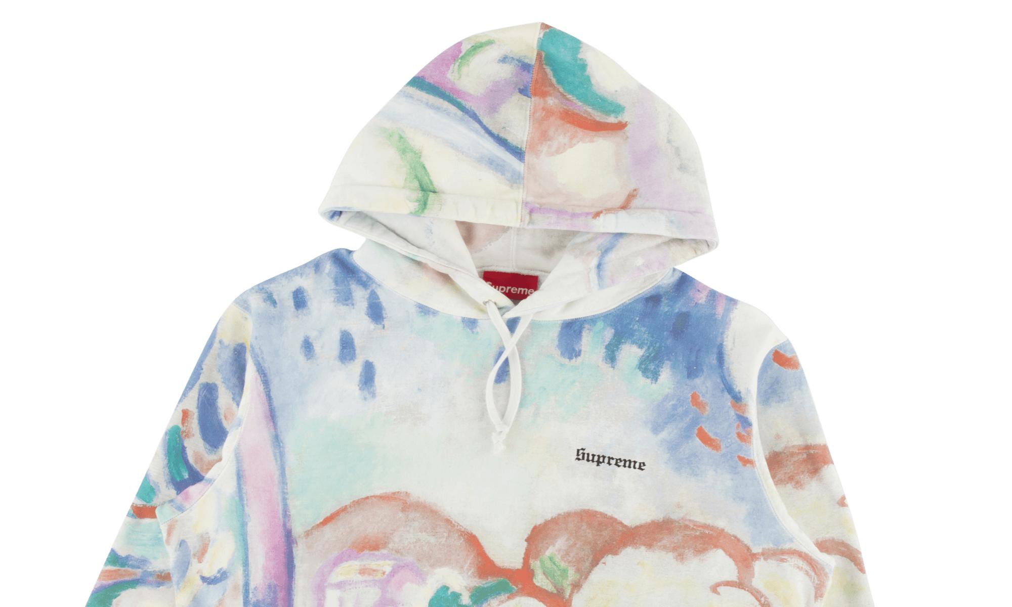 supreme landscape hooded sweatshirt