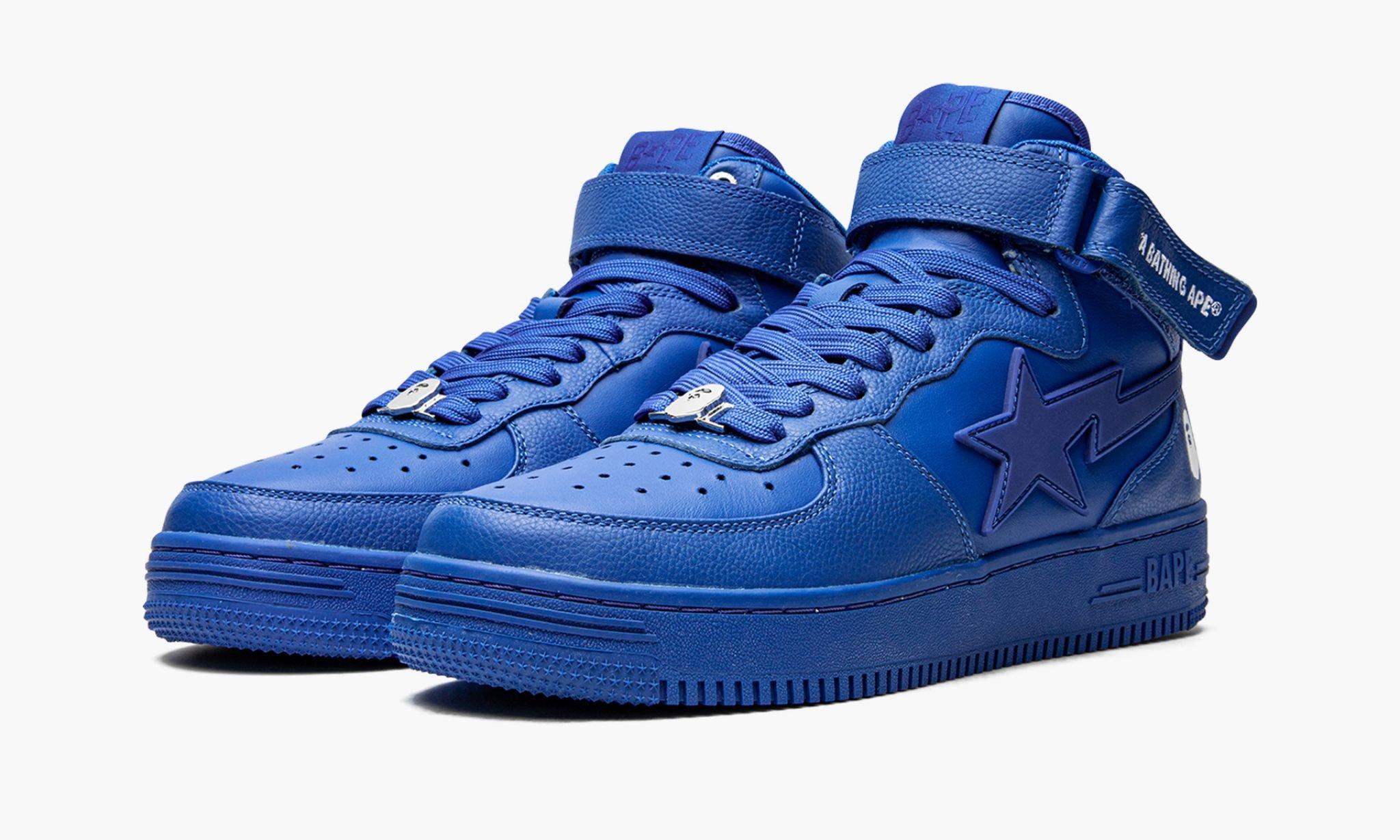A Bathing Ape Rubber Bape Sta Mid M2 It Shoes in Blue for Men | Lyst UK