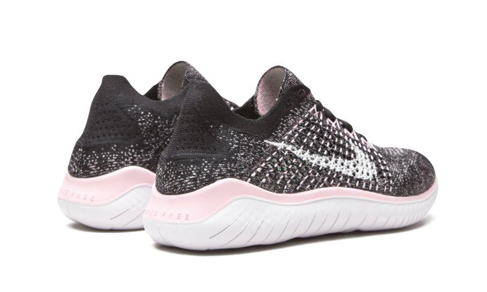Nike Free Rn Flyknit 2018 Running Shoe (black) Clearance Sale