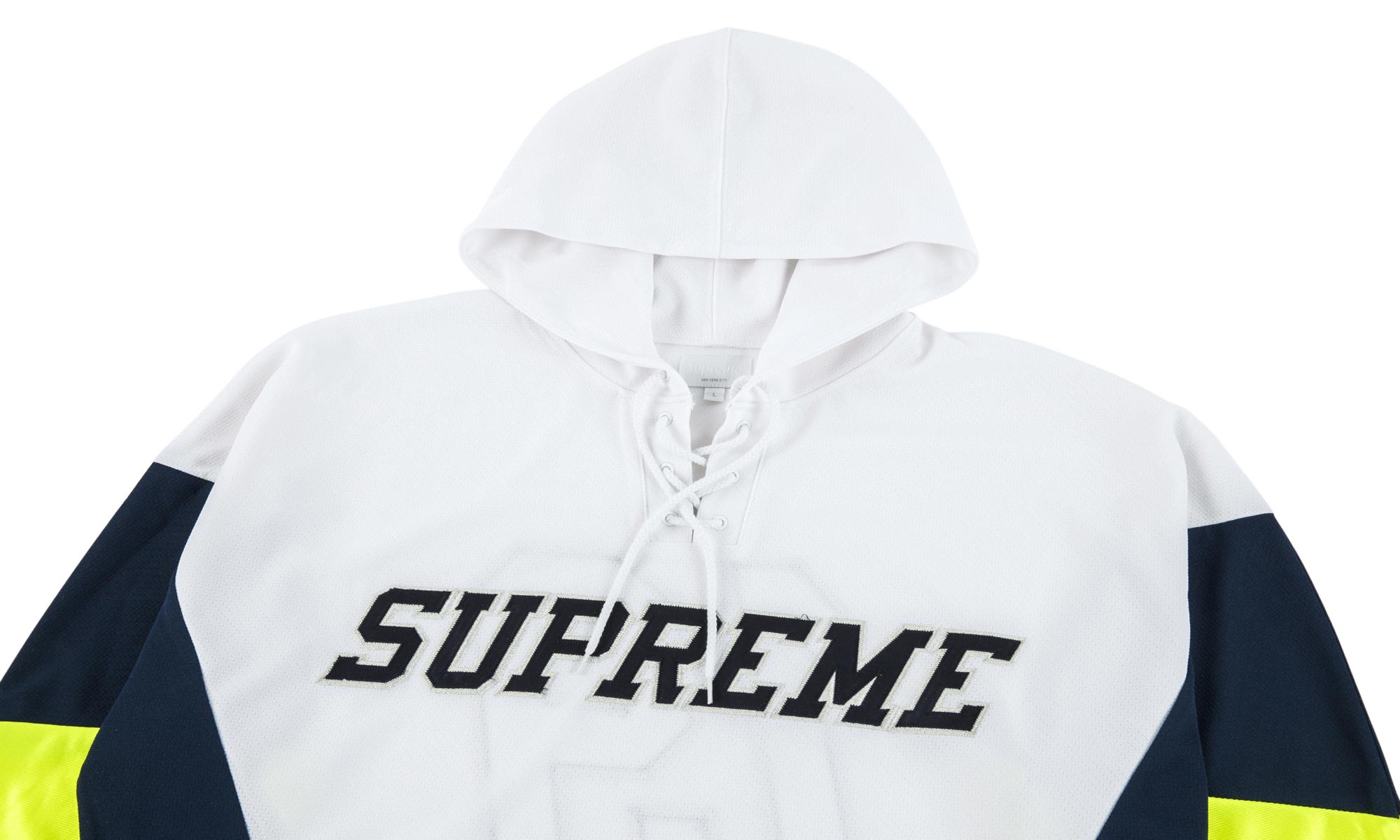 supreme hockey jersey hoodie