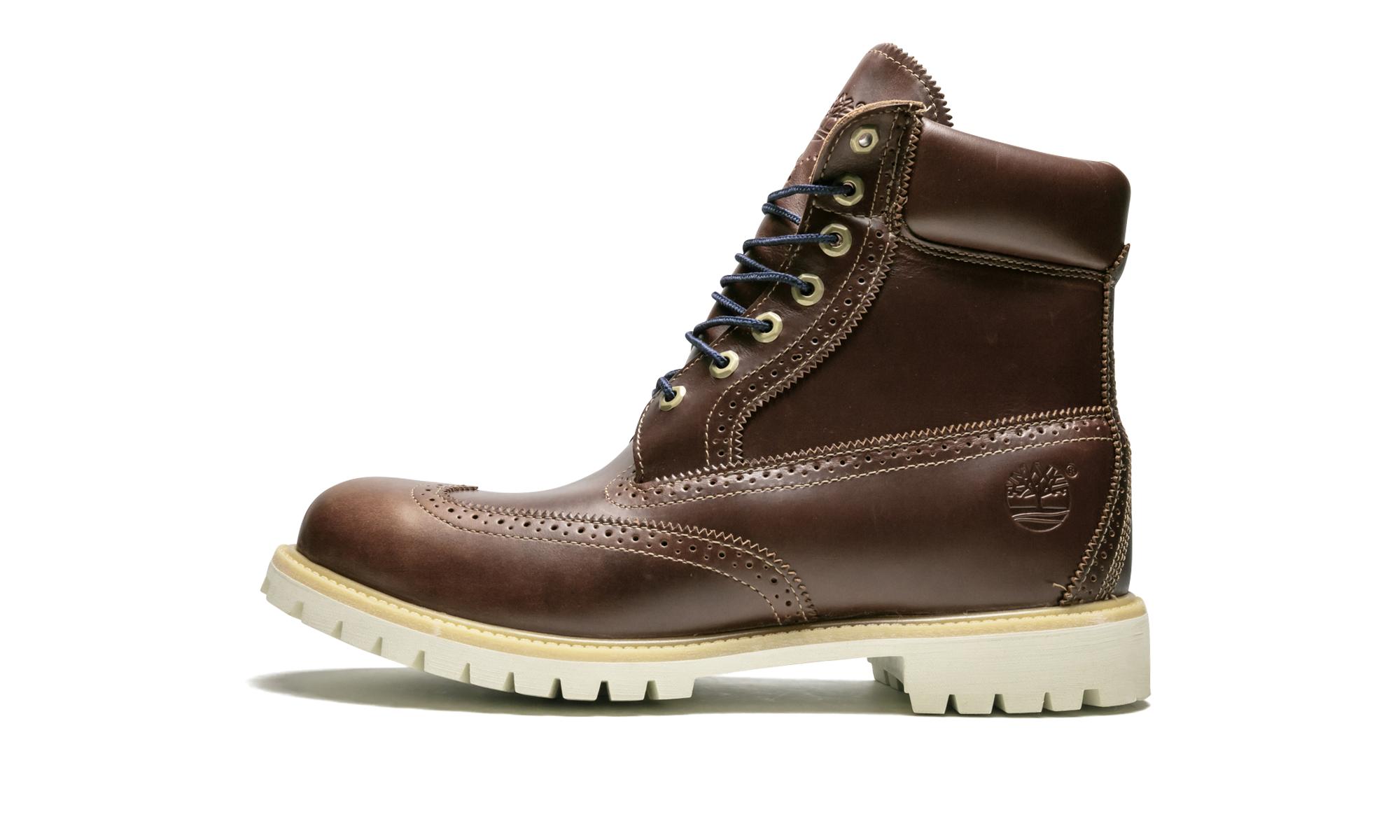timberland brogue wingtip boots