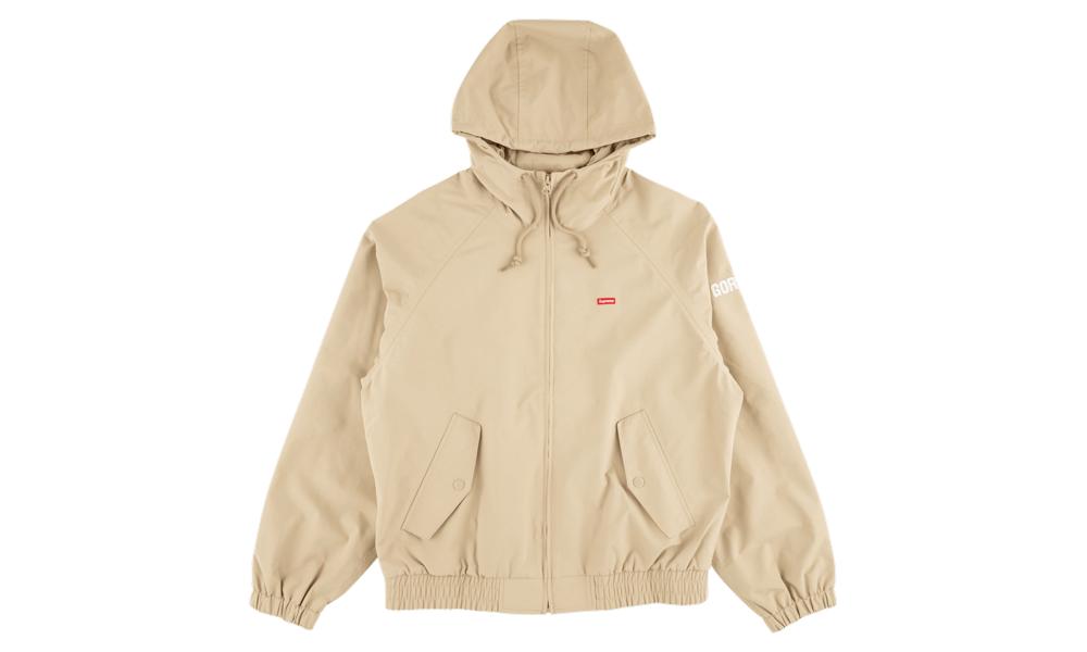 Download Supreme Gore-tex Hooded Harrington Jacket 'ss 19' in Tan ...