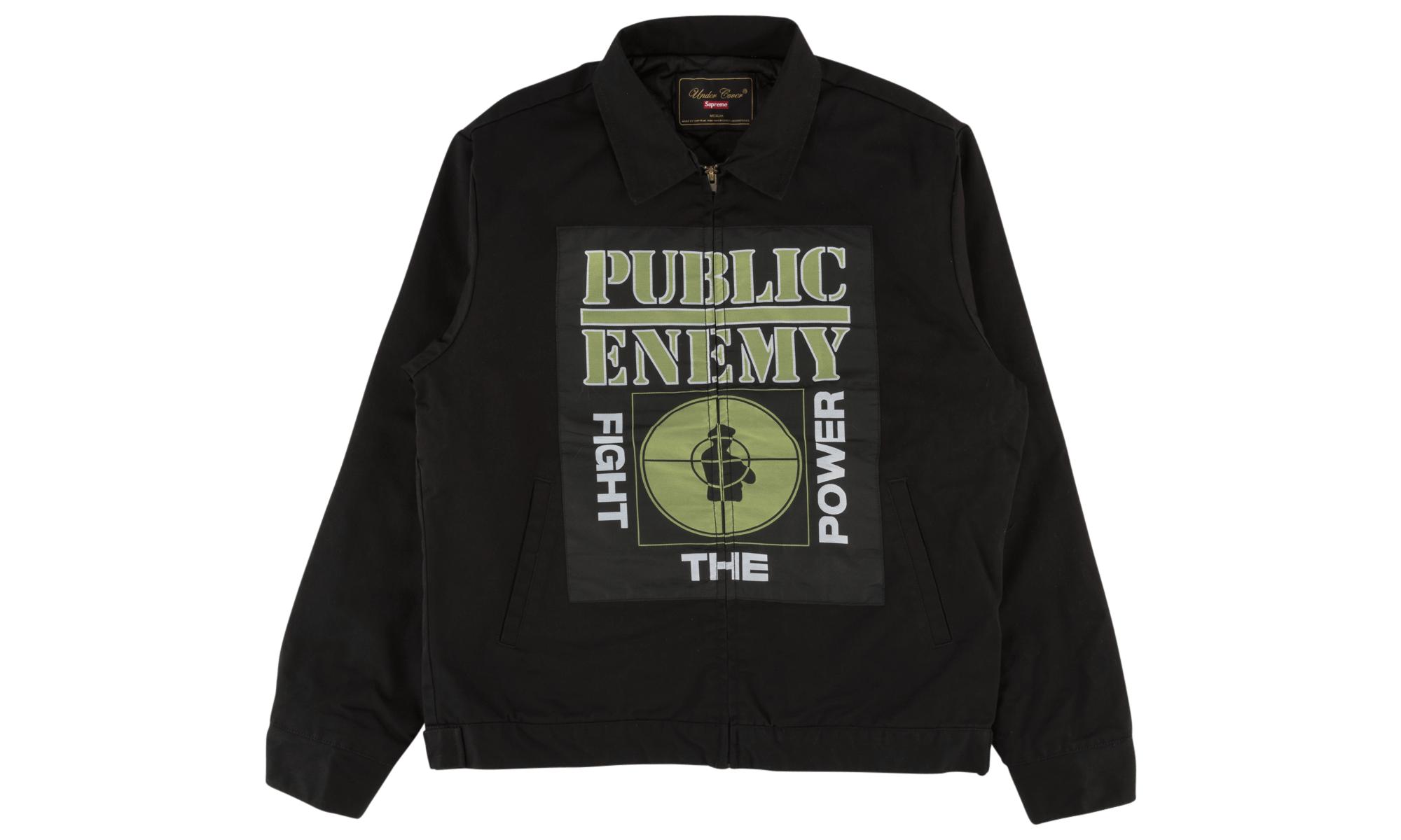 supreme public enemy work jacket