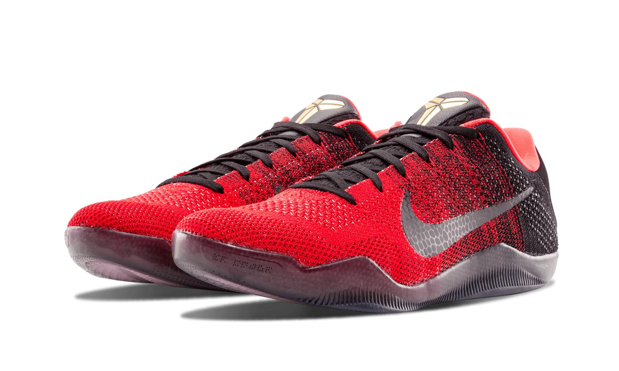 kobe 11 black red