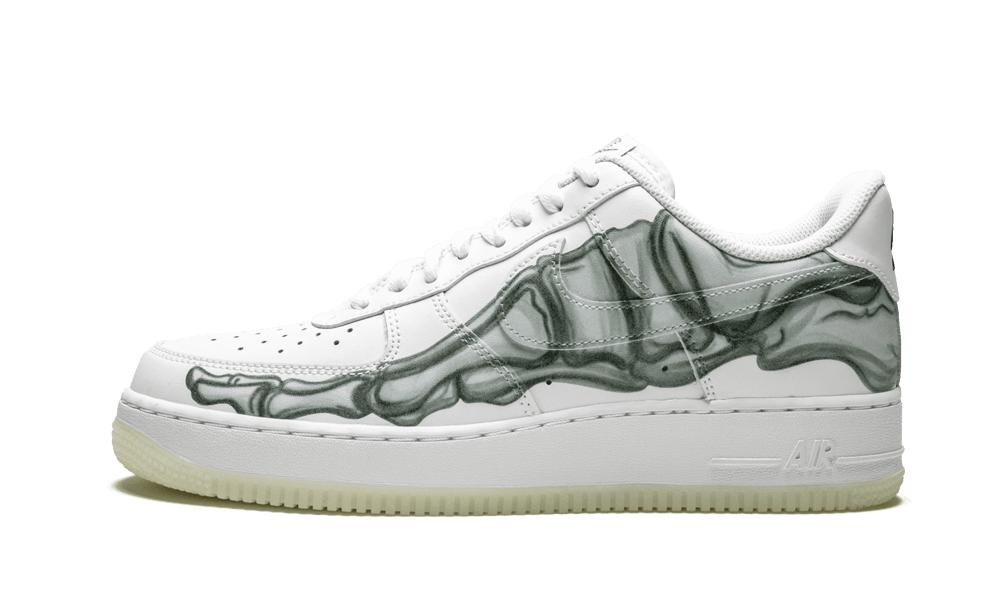 Nike Air Force 1 07 Skeleton Qs Shoes in White for Men | Lyst