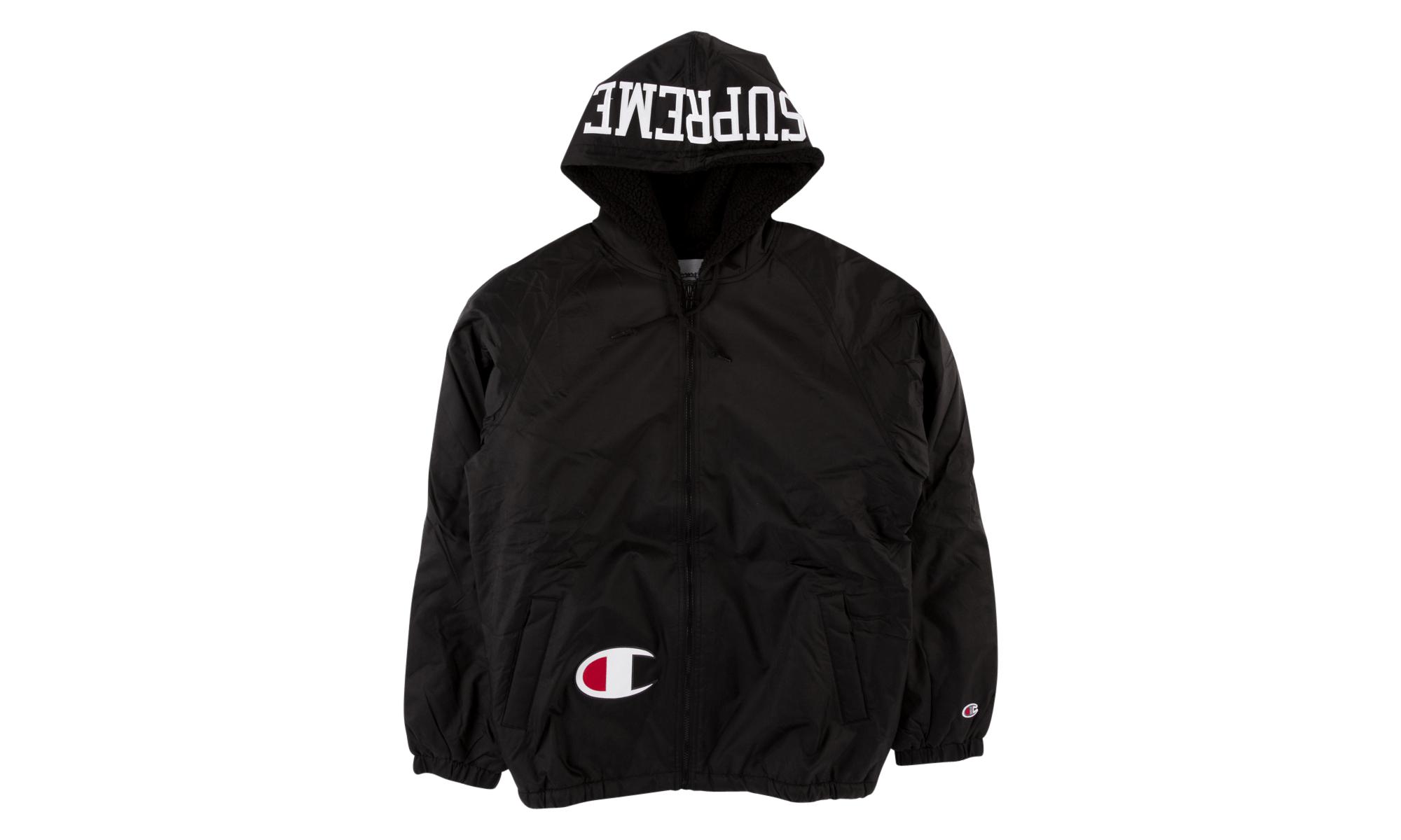 supreme champion sherpa lined hooded jacket