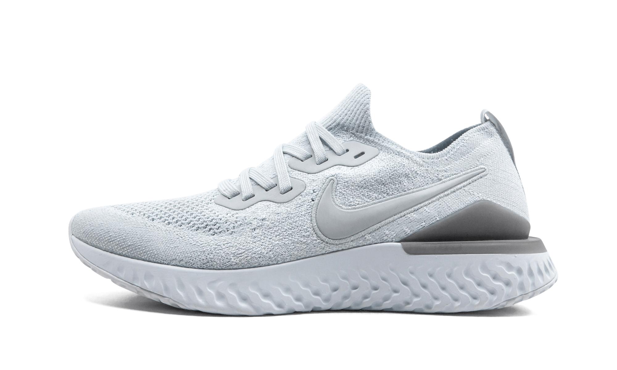 Nike Epic React Flyknit 2 Shoes - Size 9.5 in Grey for Men | Lyst UK