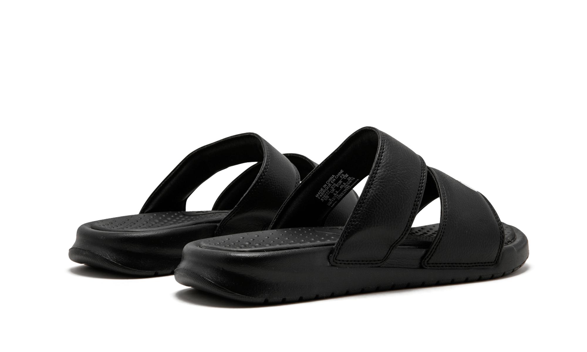nike benassi duo black