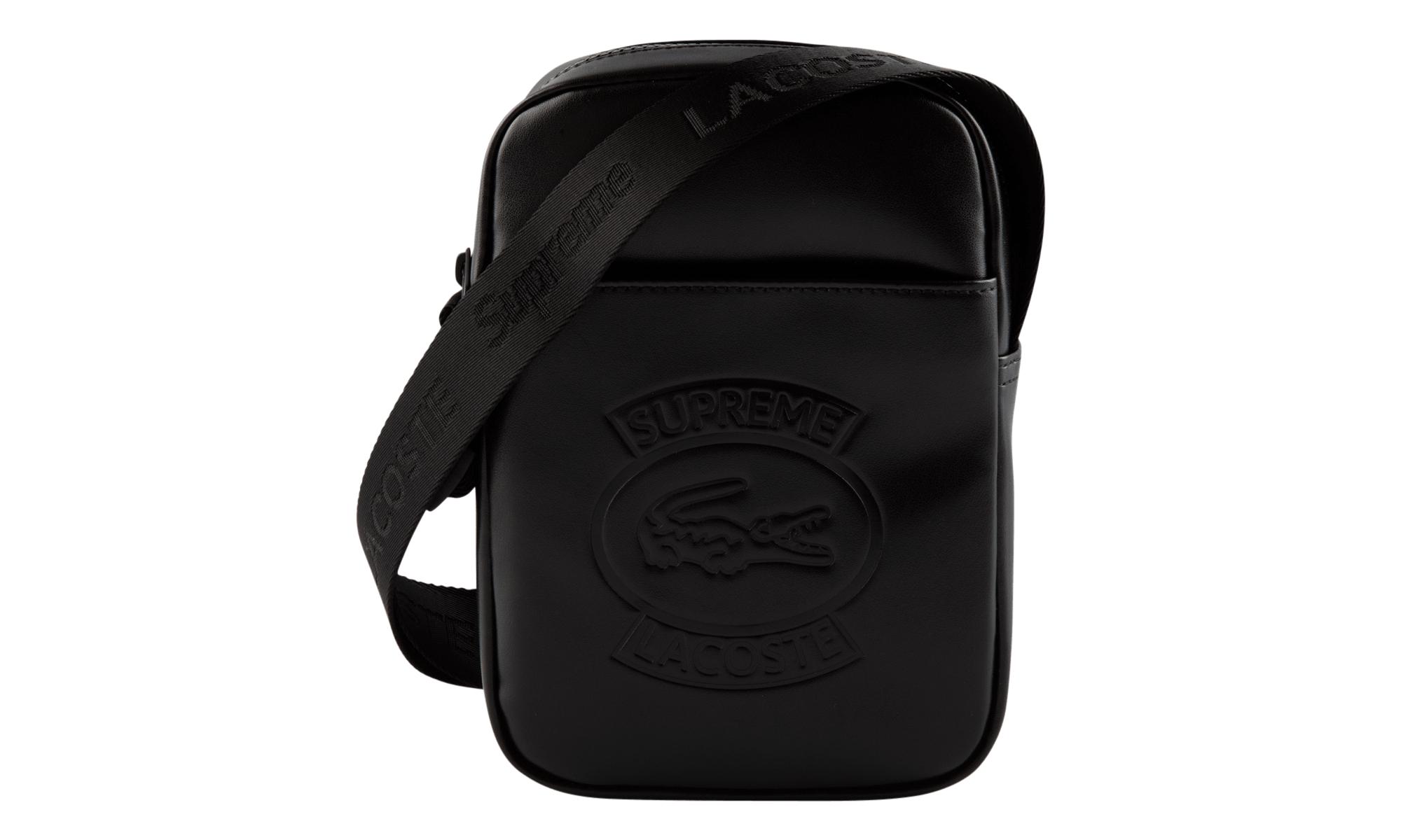 Supreme Lacoste Shoulder Bag in Black - Lyst