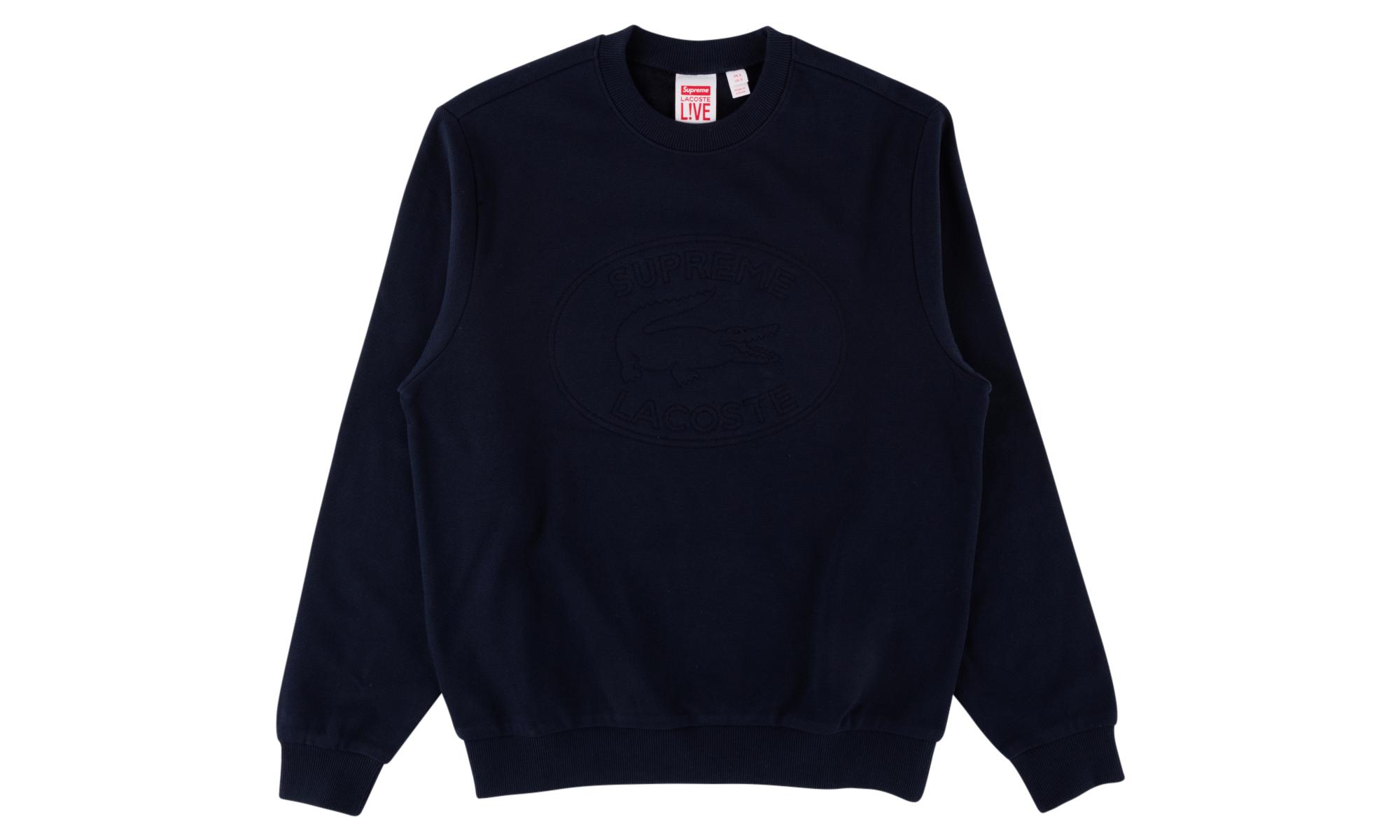 supreme lacoste sweatshirt