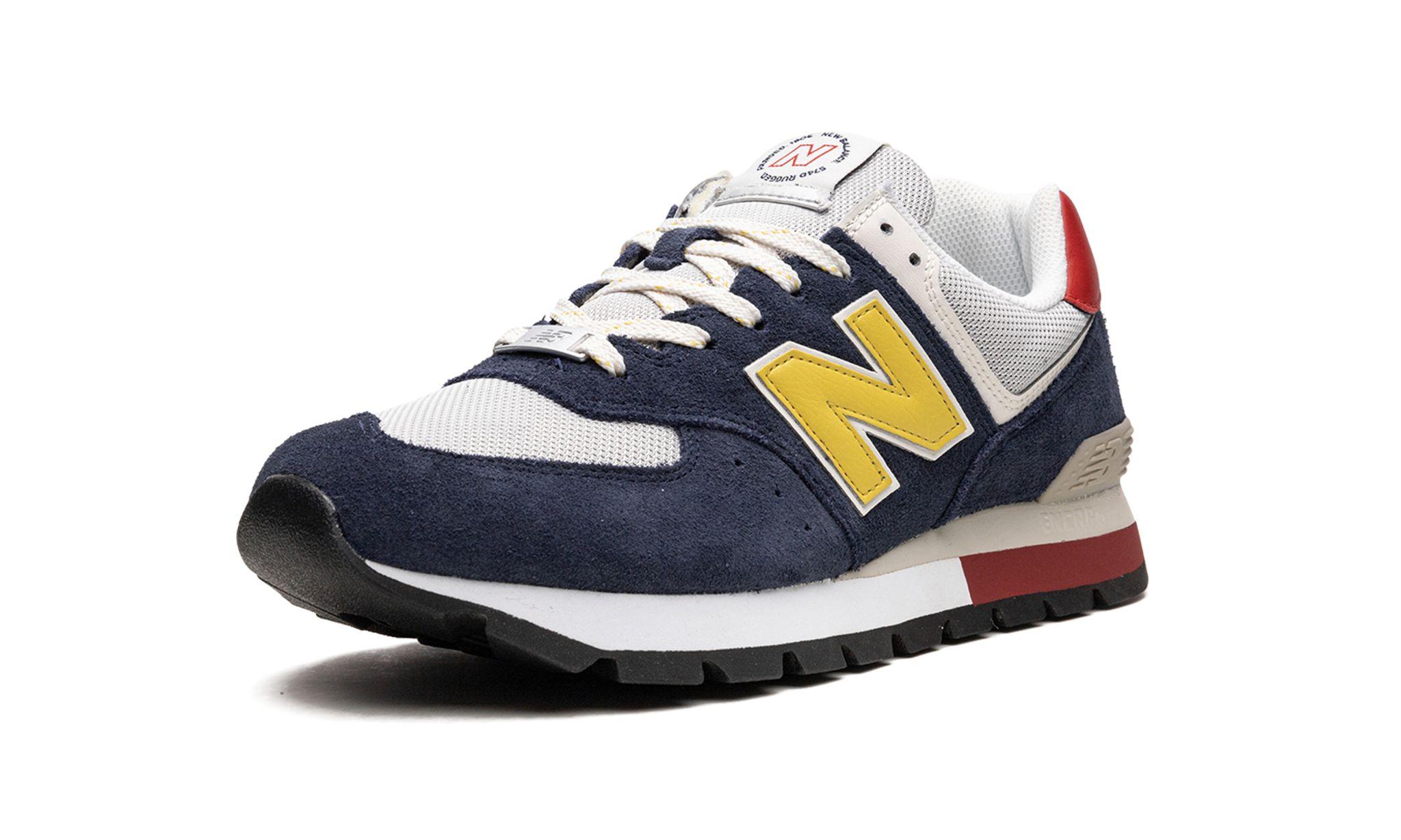 New Balance 574 "Rugged Blue Yellow" in Black for Men | Lyst UK