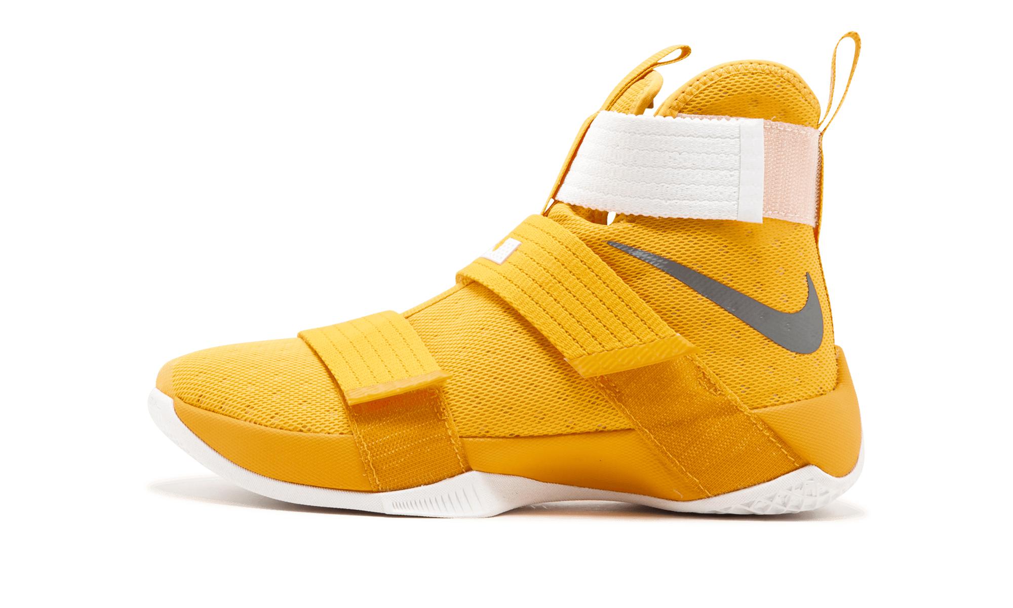 lebron soldier 10 yellow and black