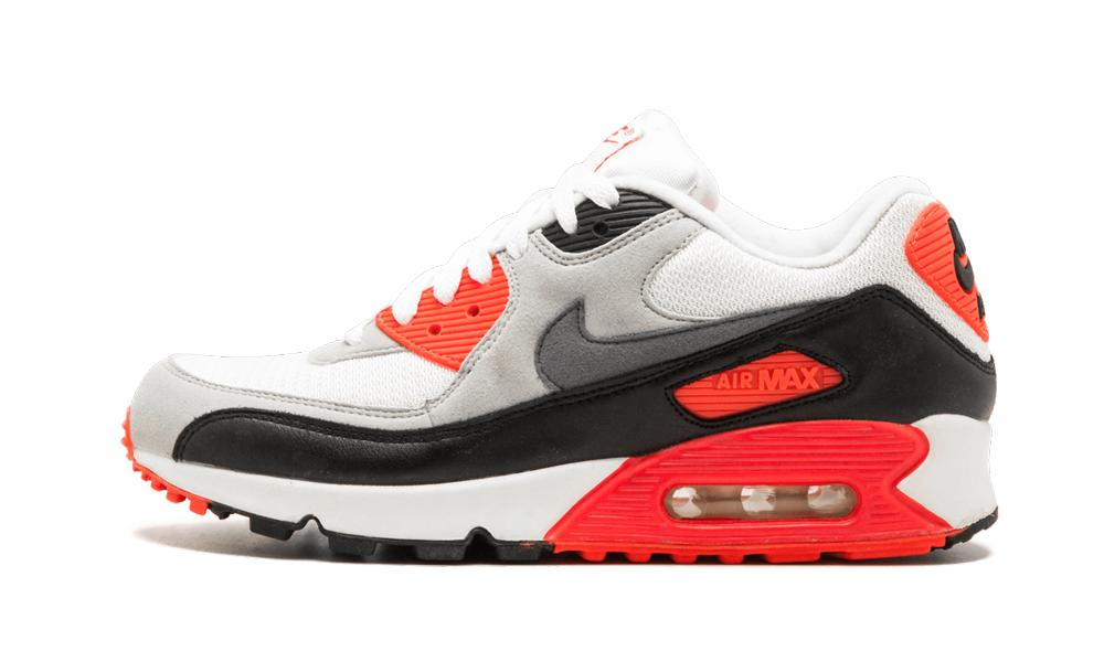 Nike Synthetic Air Max 90 Og "infrared" in White/Grey/Black (White) for Men  - Save 41% - Lyst